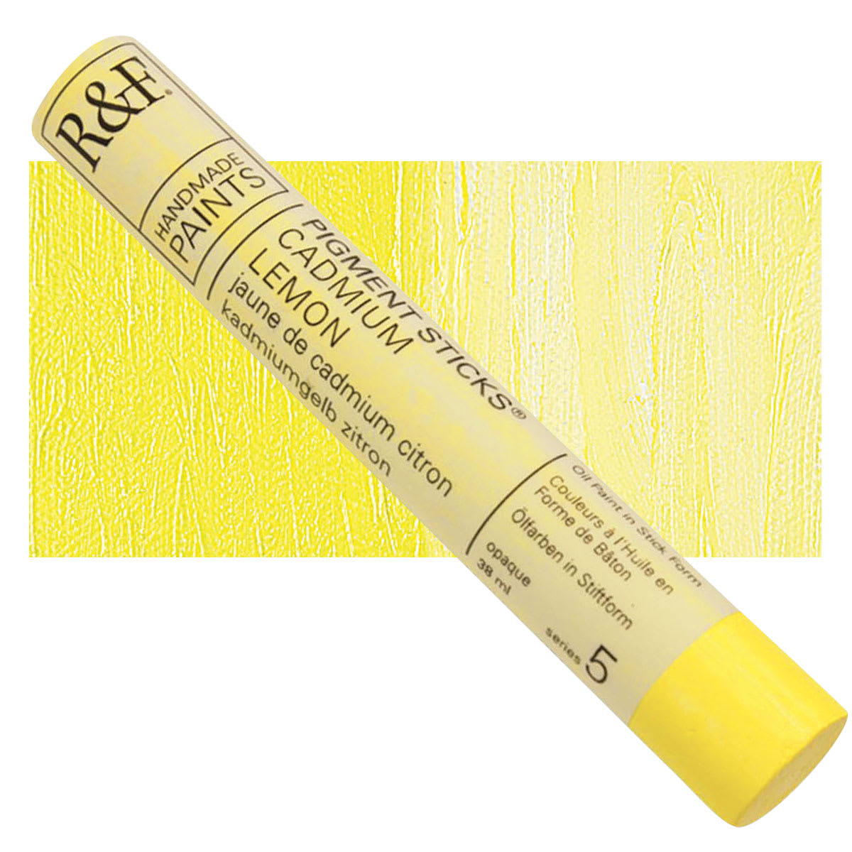 R&F Pigment Stick - Cadmium Lemon, 38 ml stick