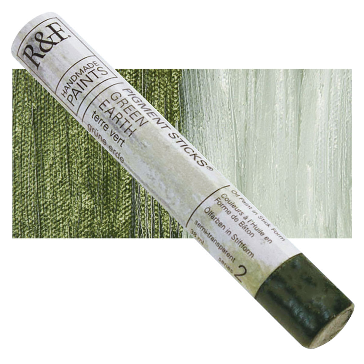 R&F Pigment Stick - Green Earth, 38 ml stick