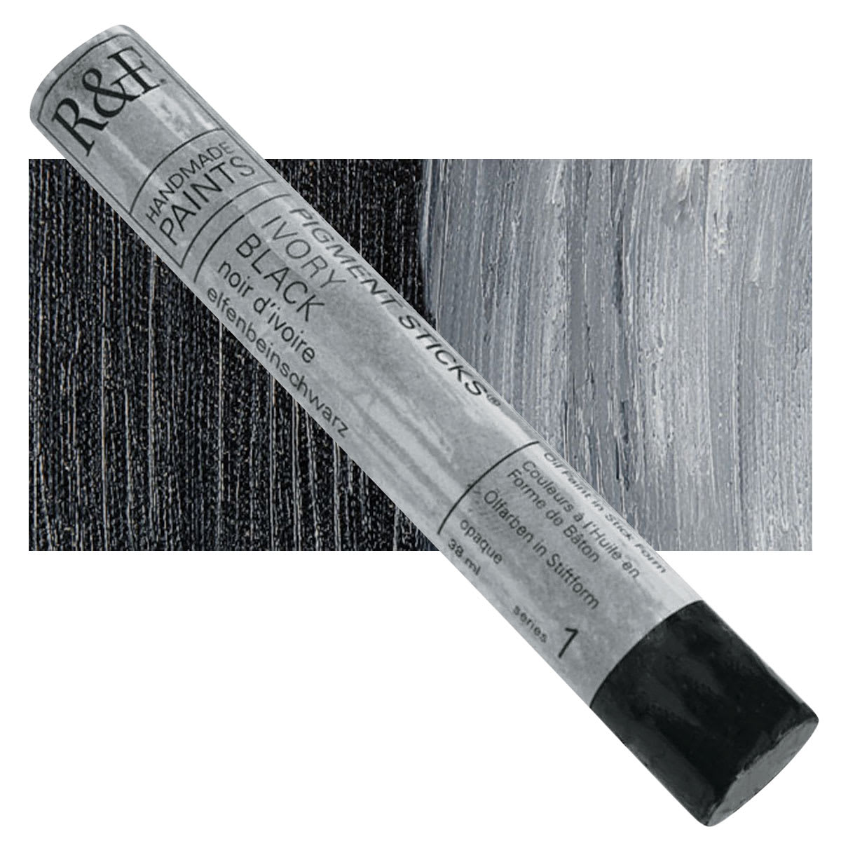 R&F Pigment Stick - Ivory Black, 38 ml stick
