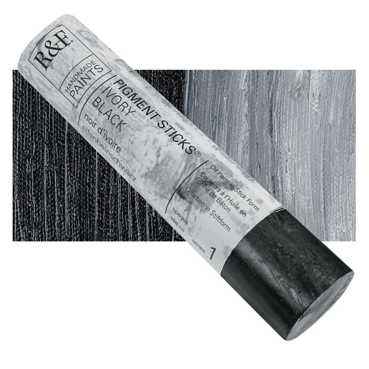 R And F Handmade Paints Pigment Sticks Ivory Black 188 Ml