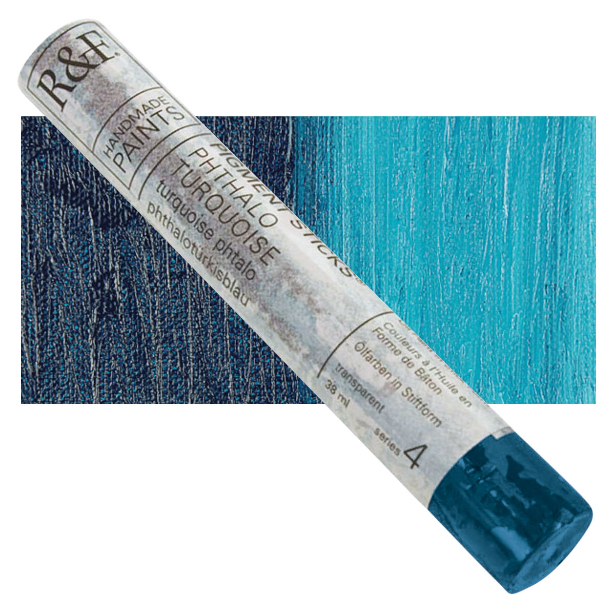 R And F Handmade Paints Pigment Sticks Phthalo Turquoise 38 Ml (2144)