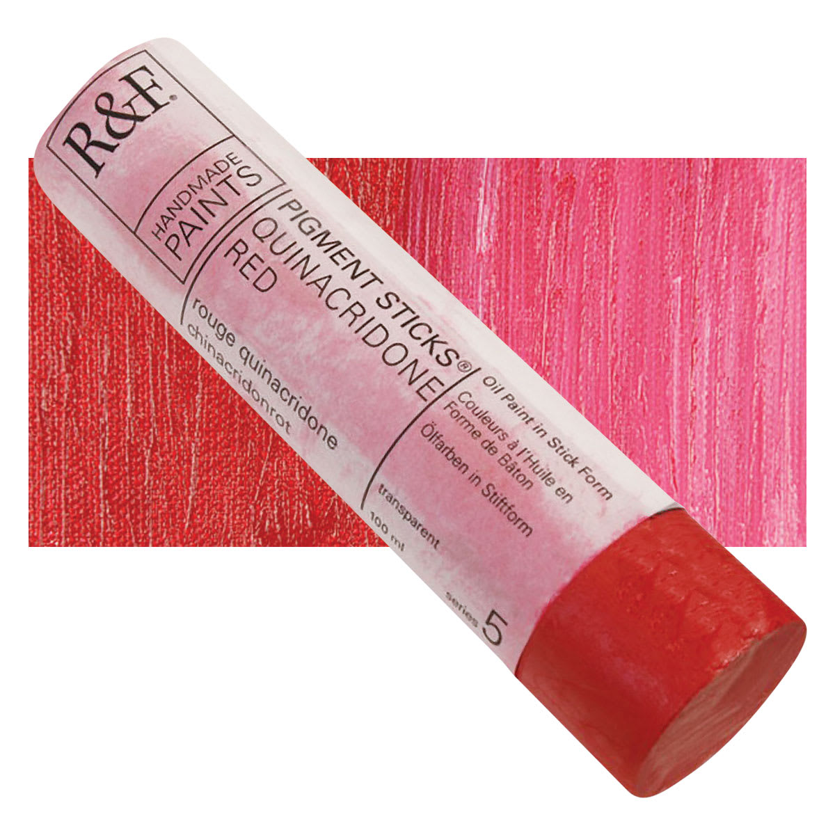 R&F Pigment Stick - Quinacridone Red, 100 ml stick