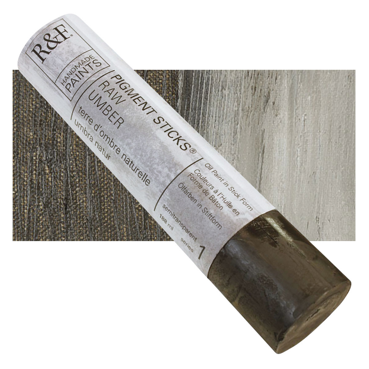 R&F Pigment Stick - Raw Umber, 188 ml