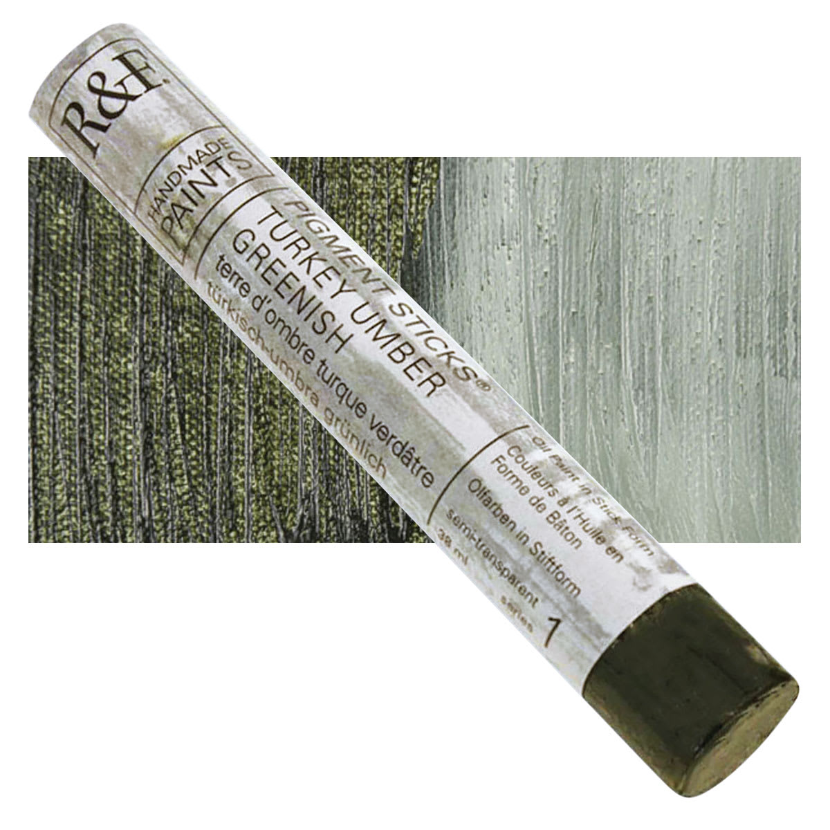 R&F Pigment Stick - Turkey Umber Greenish, 38 ml