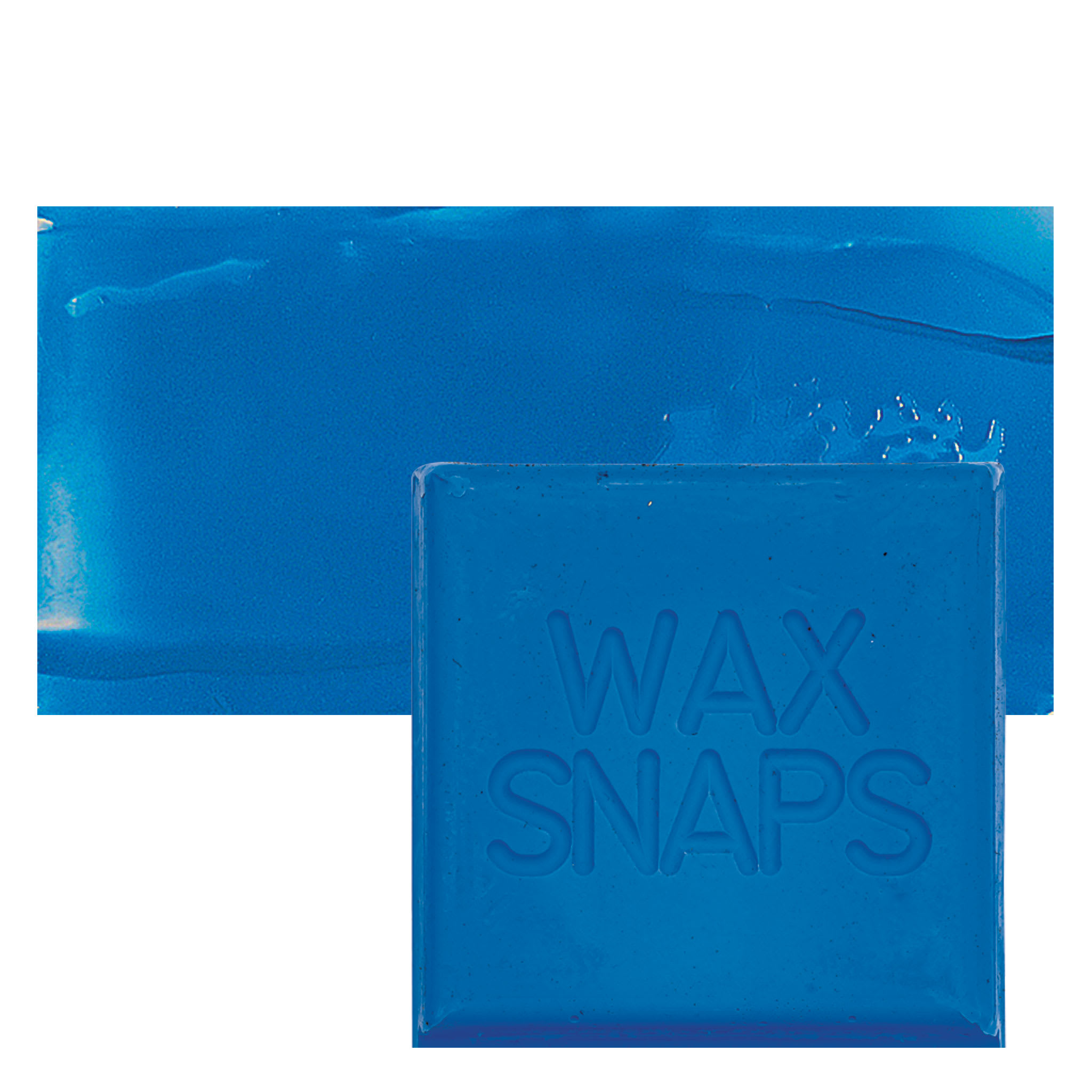 Enkaustikos Wax Snaps Encaustic Paints - Cerulean Blue, 40 ml cake