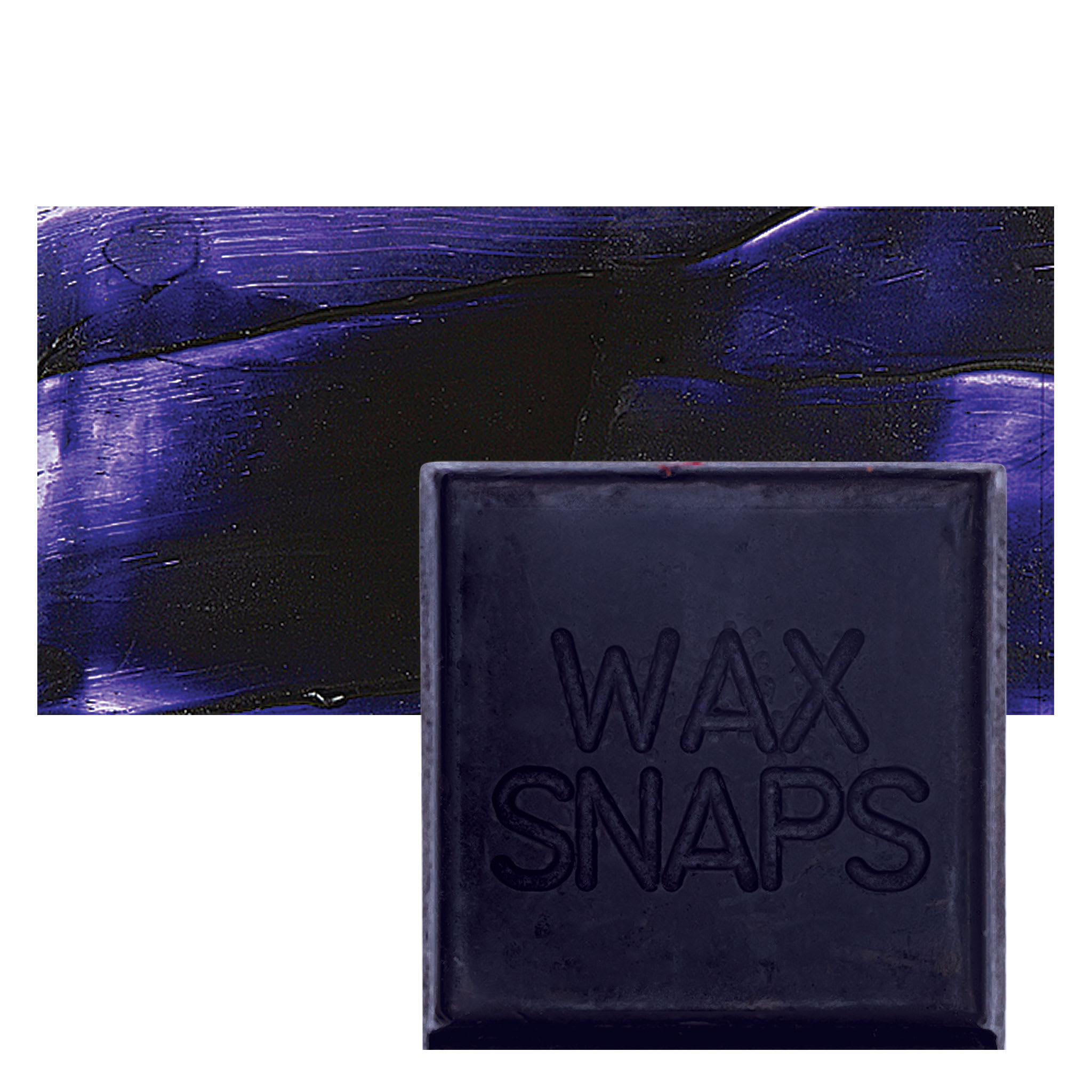 Enkaustikos Wax Snaps Encaustic Paints - Dioazine Purple, 40 ml cake