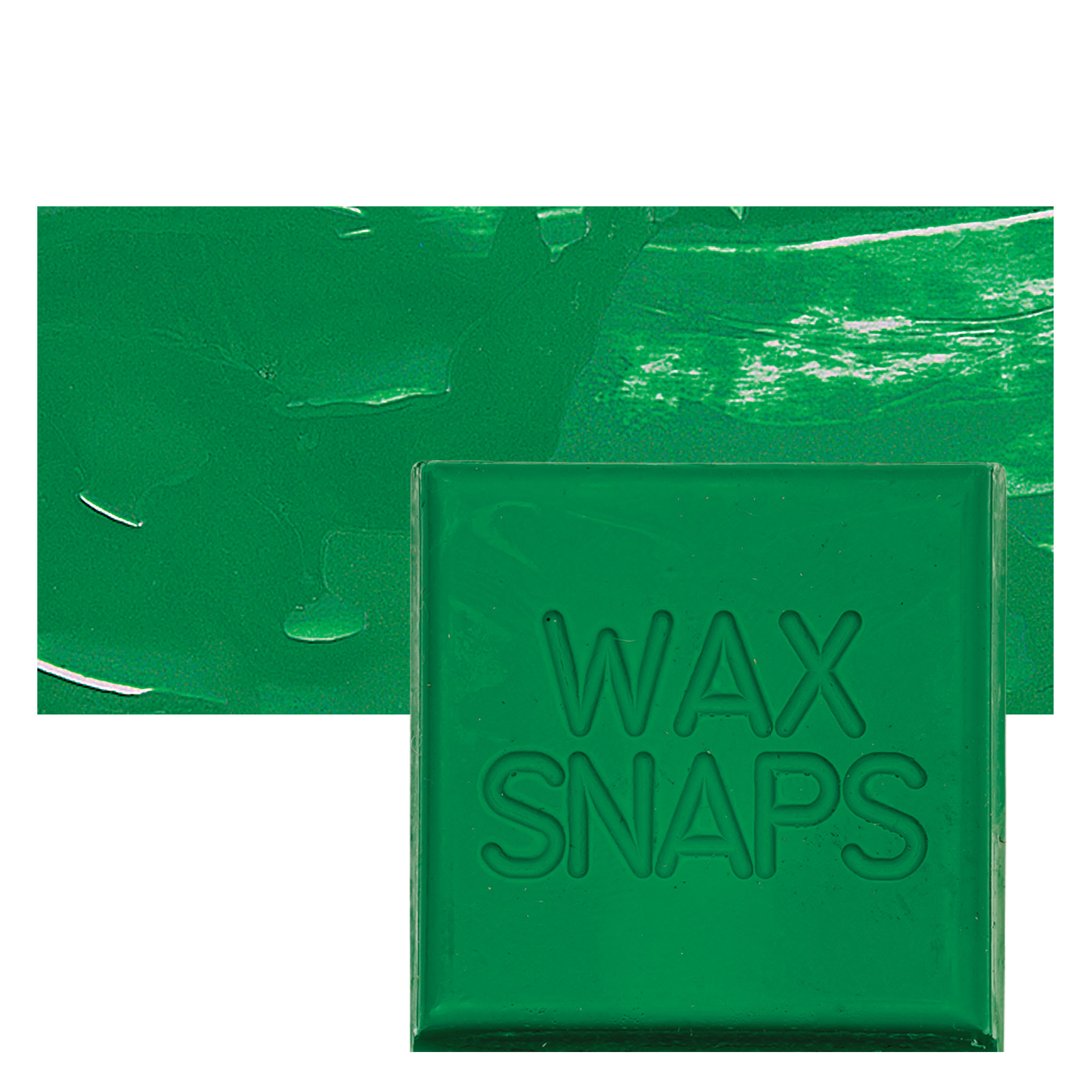 Enkaustikos Wax Snaps Encaustic Paints - Cobalt Green, 40 ml cake