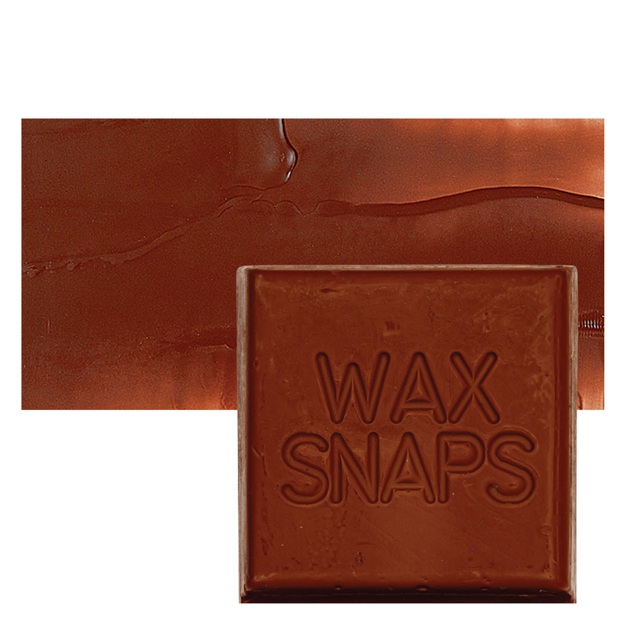 Enkaustikos Wax Snaps Encaustic Paints - Burnt Sienna, 40 ml cake