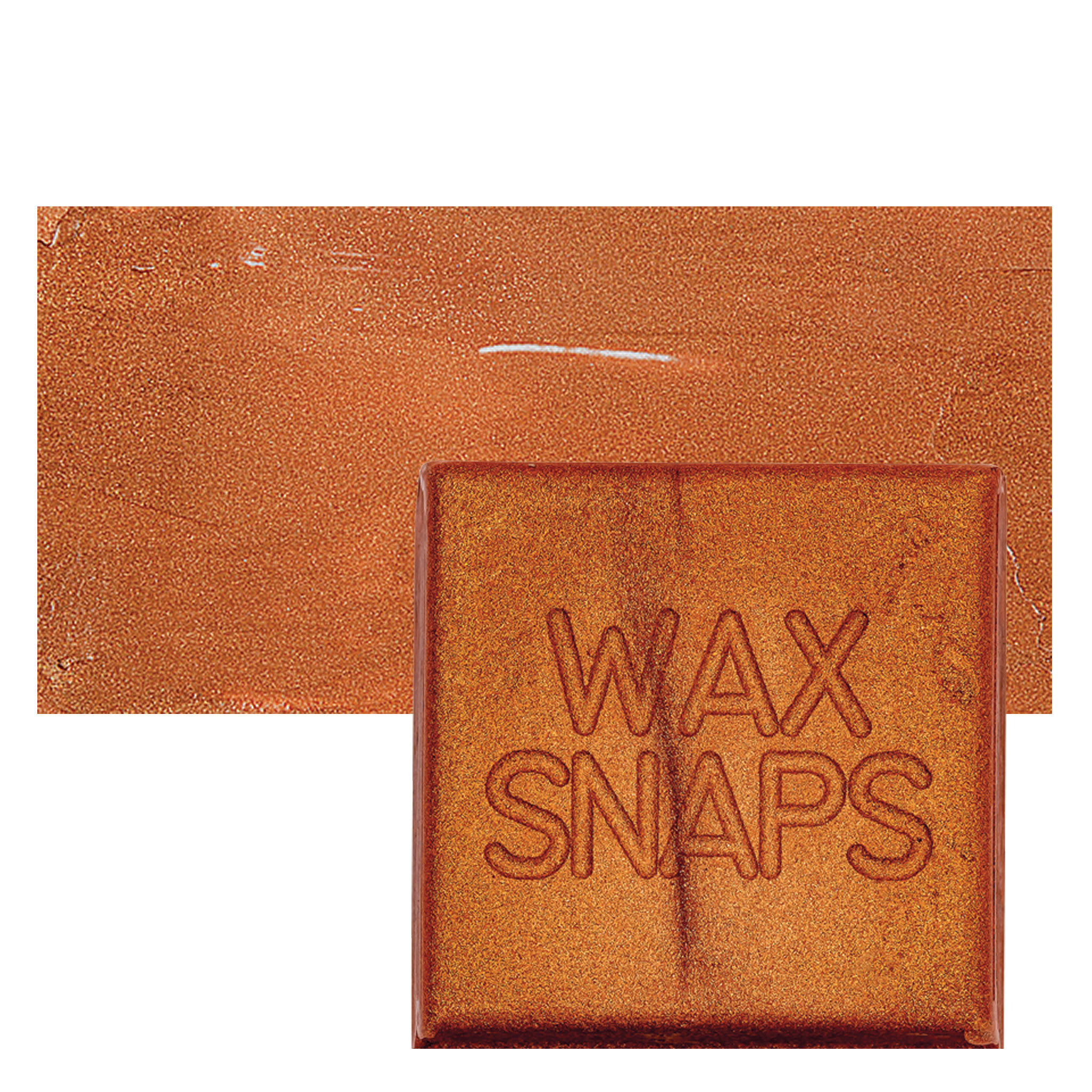 Enkaustikos Wax Snaps Encaustic Paints - Super Bronze Pearl, 40 ml cake
