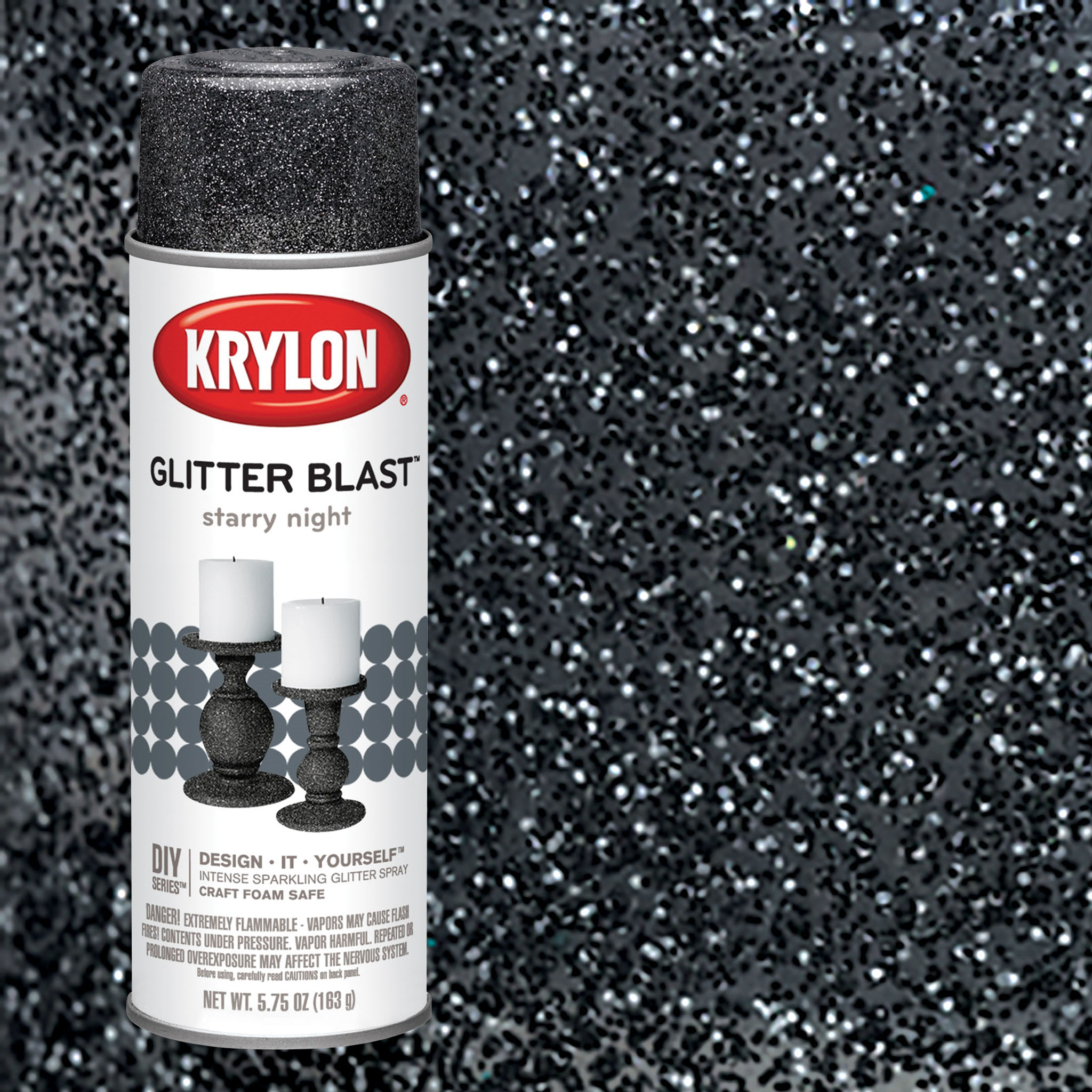 Krylon Glitter Blast Starry Night 5.75 oz Aerosol (K03805A00)