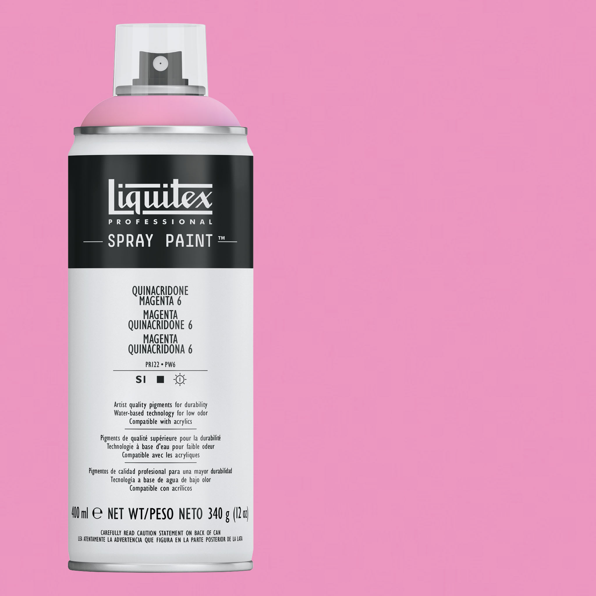 Liquitex Professional Spray Paint - Quinacridone Magenta 6, 400 ml can