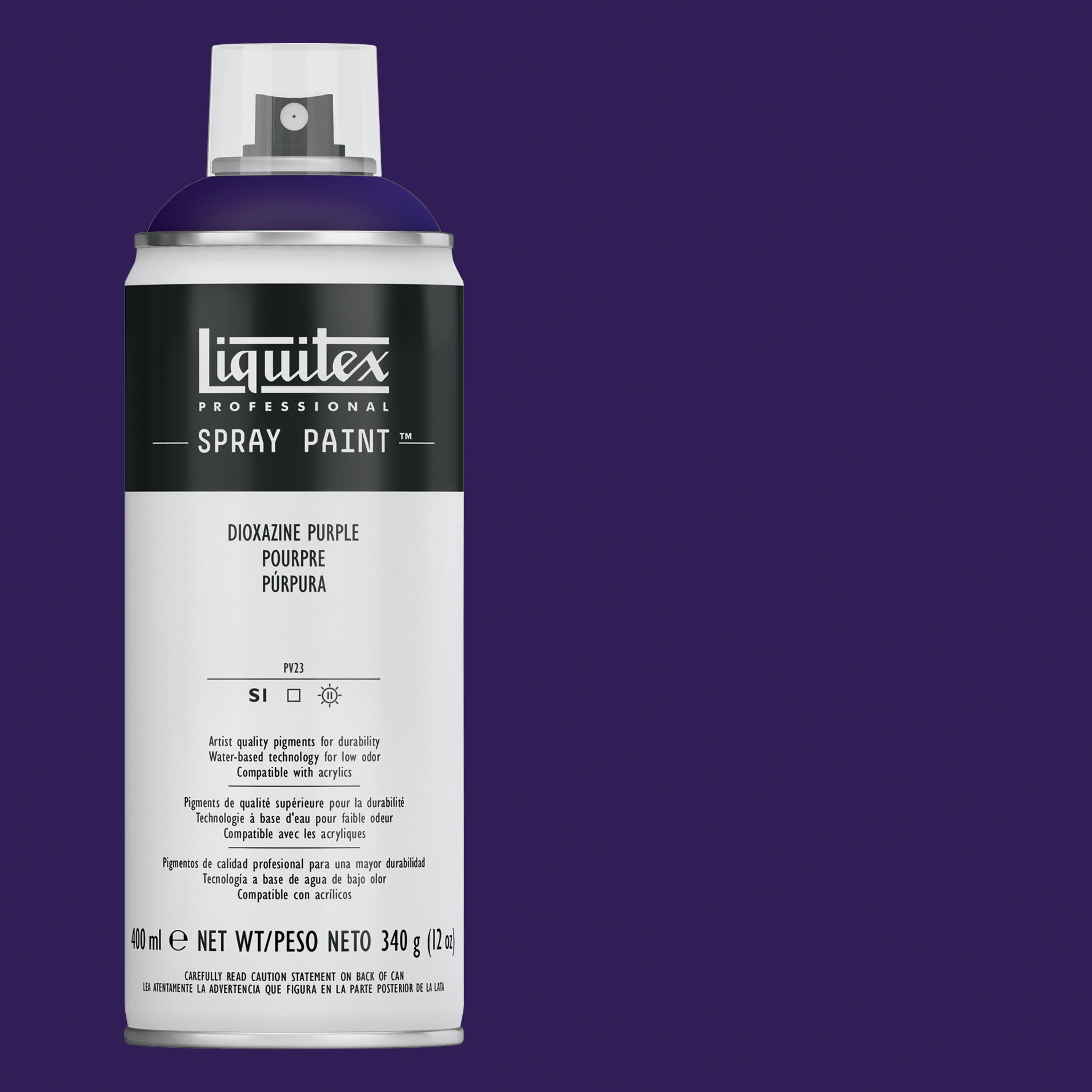 Liquitex Professional Spray Paint - Dioxazine Purple, 400 ml can