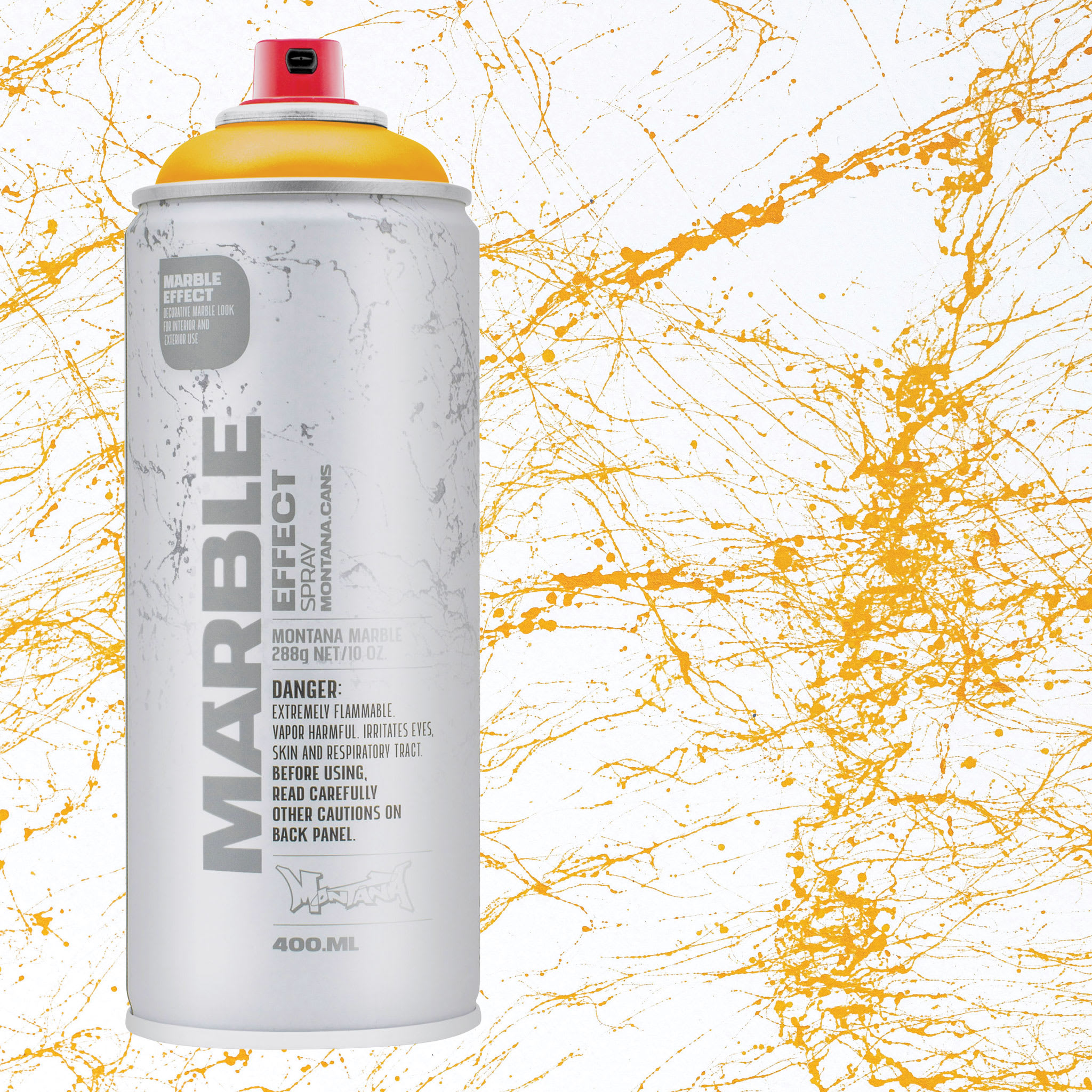 Montana Marble Effect Spray - Yellow, 11 oz