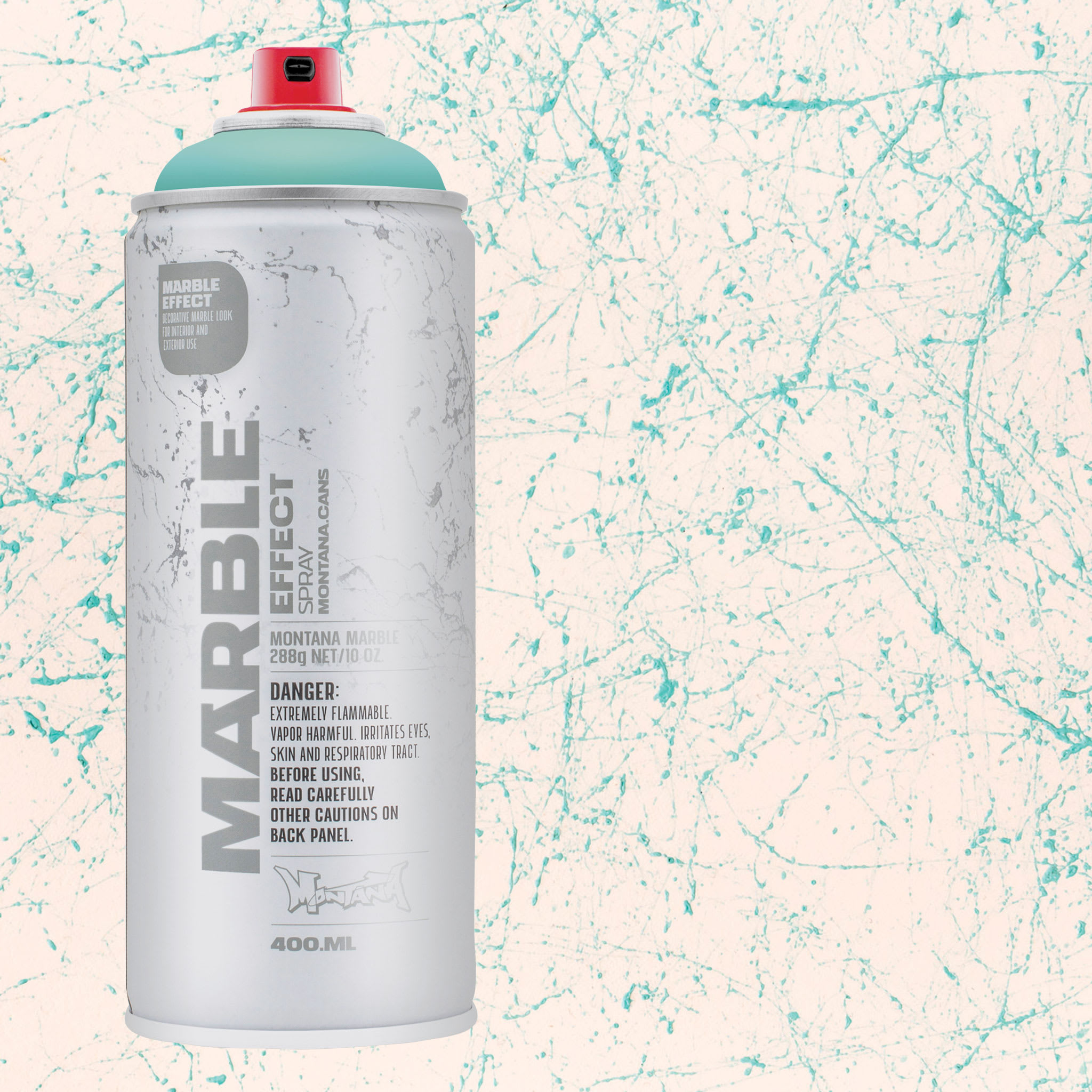 Montana Marble Effect Spray - Pastel Green, 11 oz