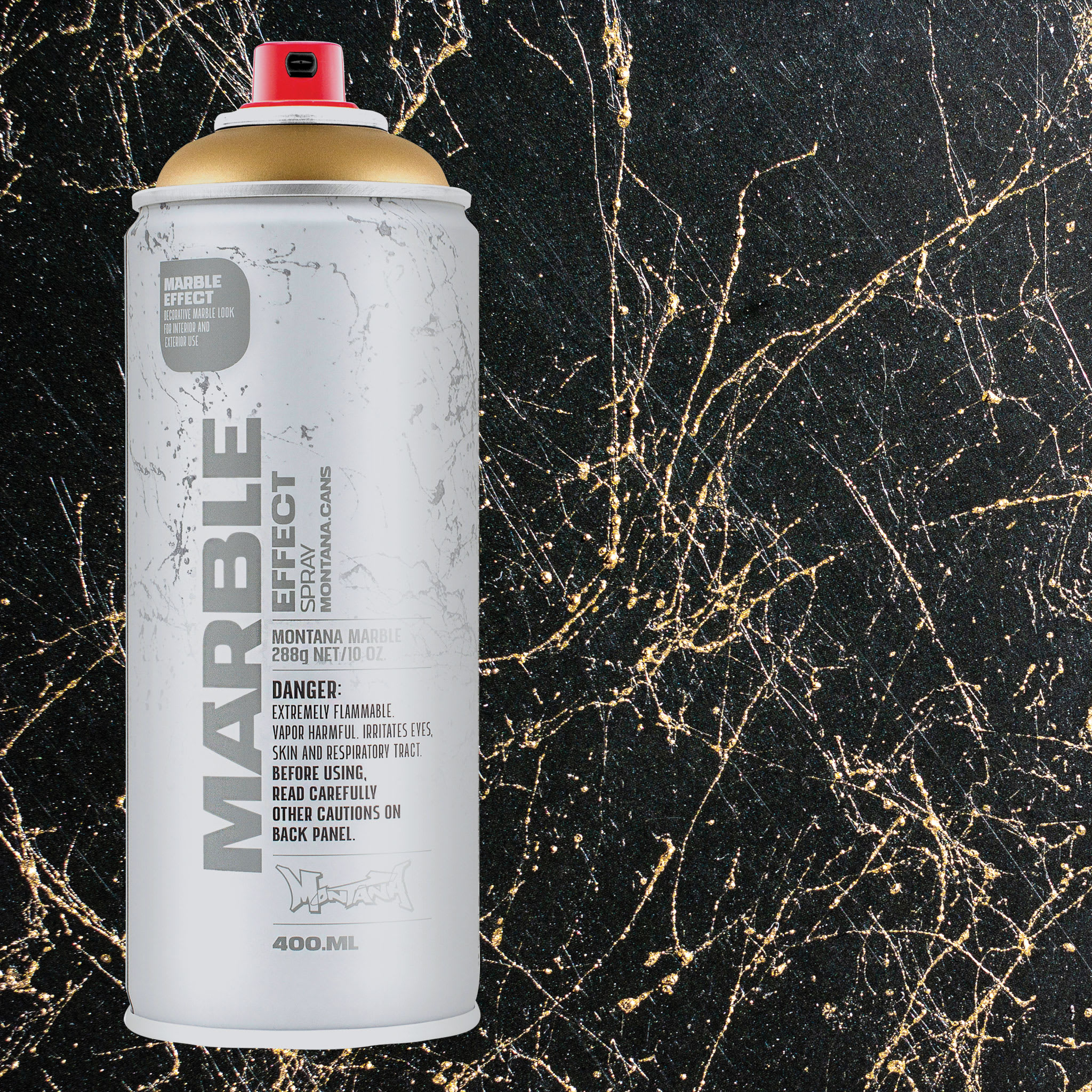 Montana Marble Effect Spray - Gold, 11 oz