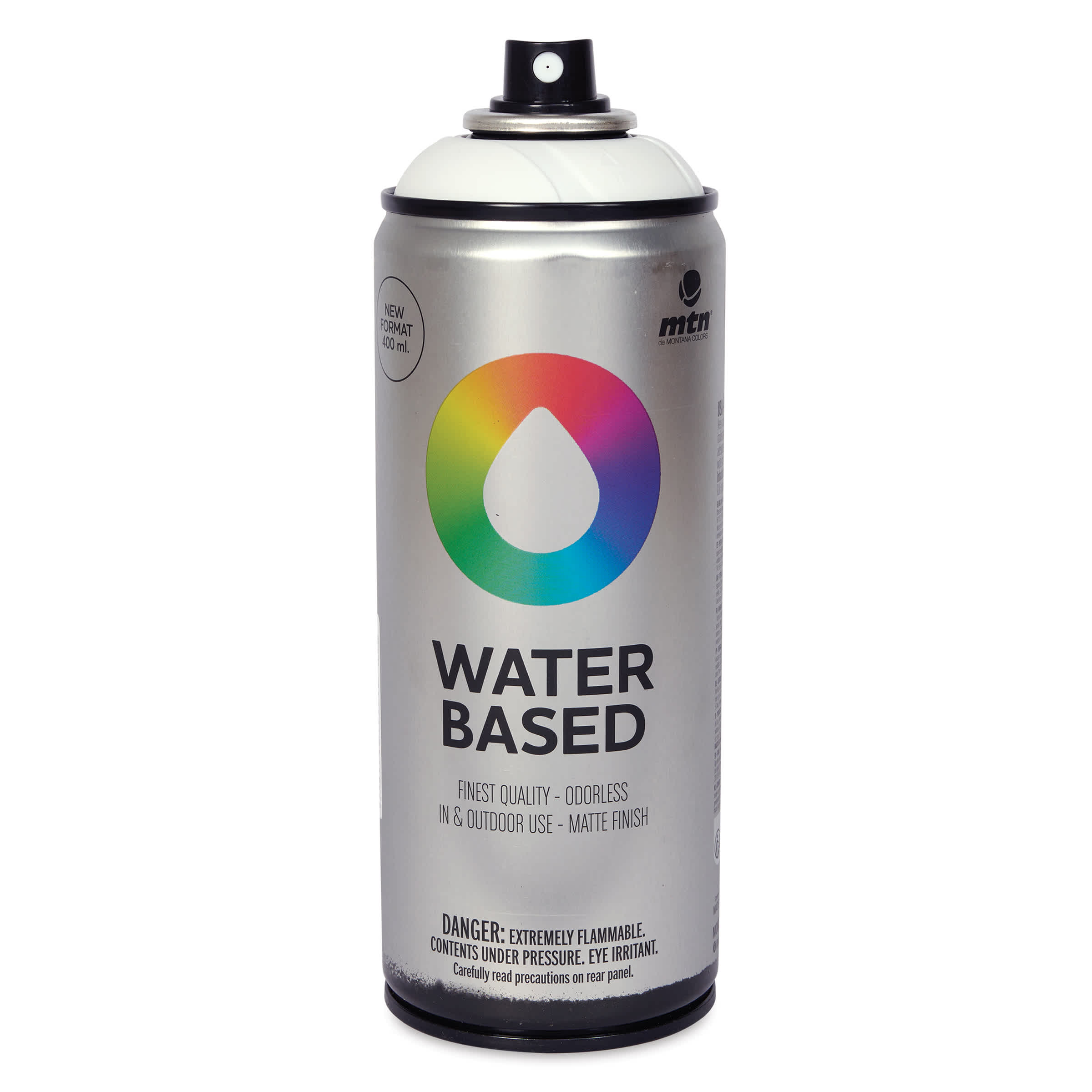 MTN Water Based Spray Paint - White, 400 ml Can