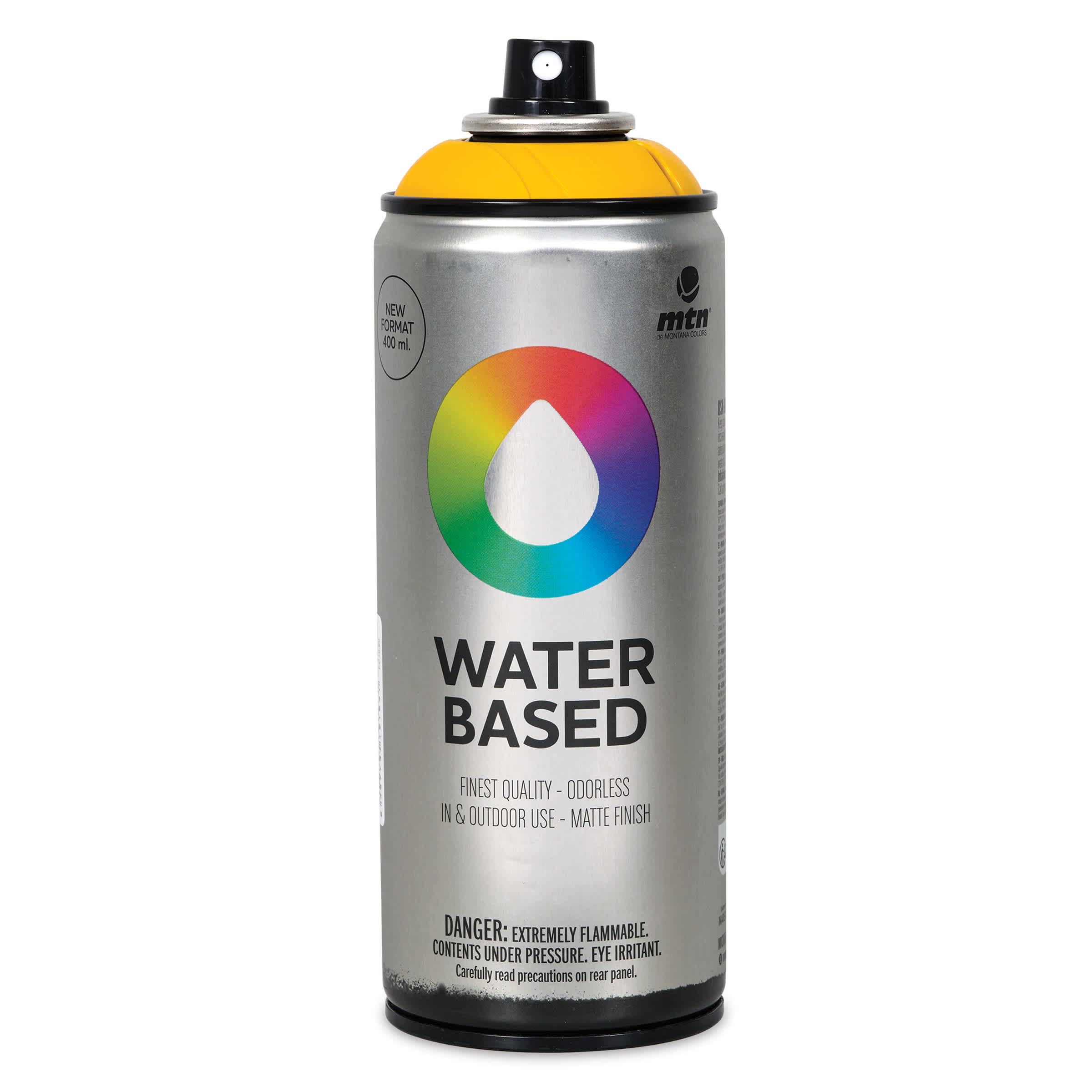 MTN Water Based Spray Paint - El Dorado Yellow, 400 ml Can