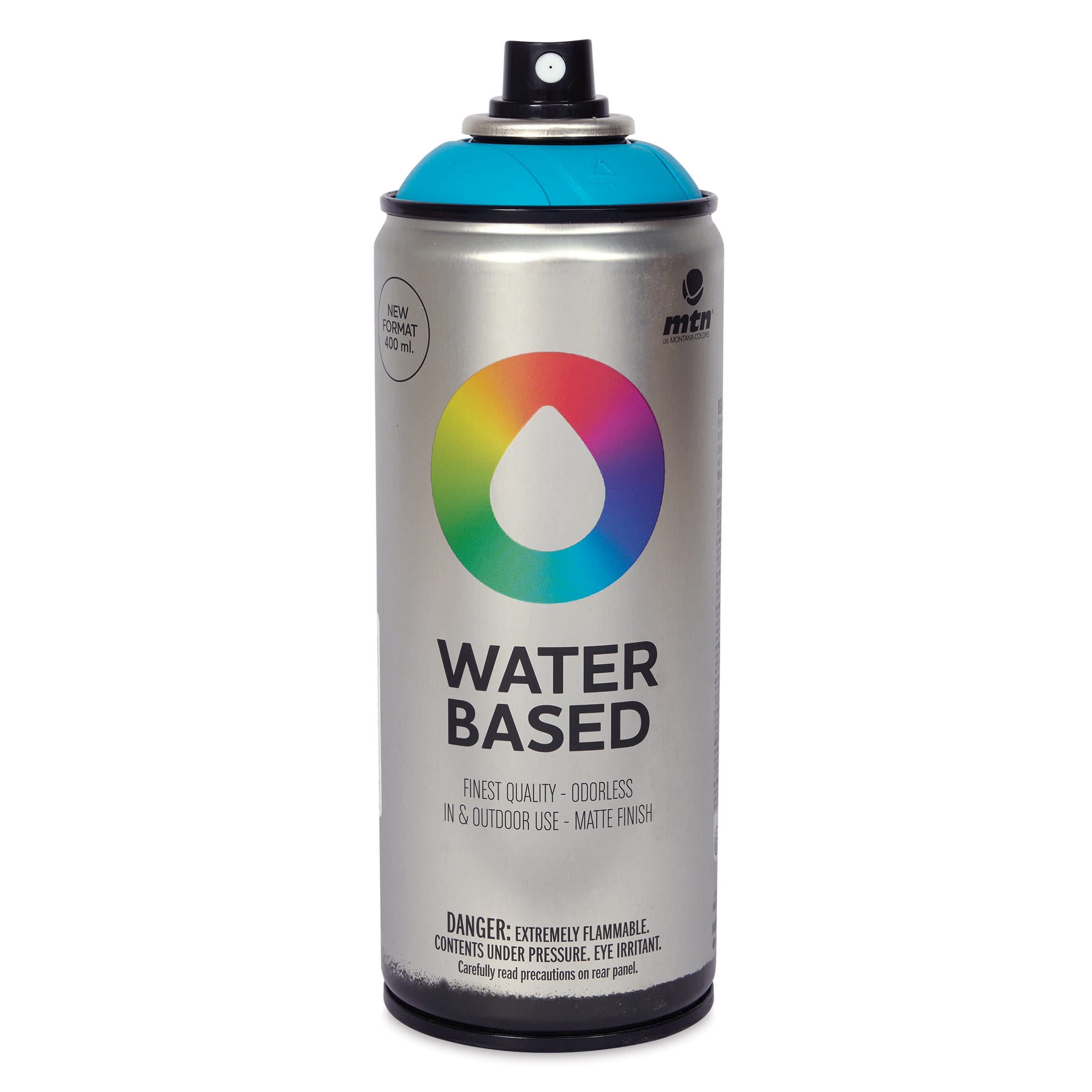 MTN Water Based Spray Paint - Reef Blue, 400 ml Can