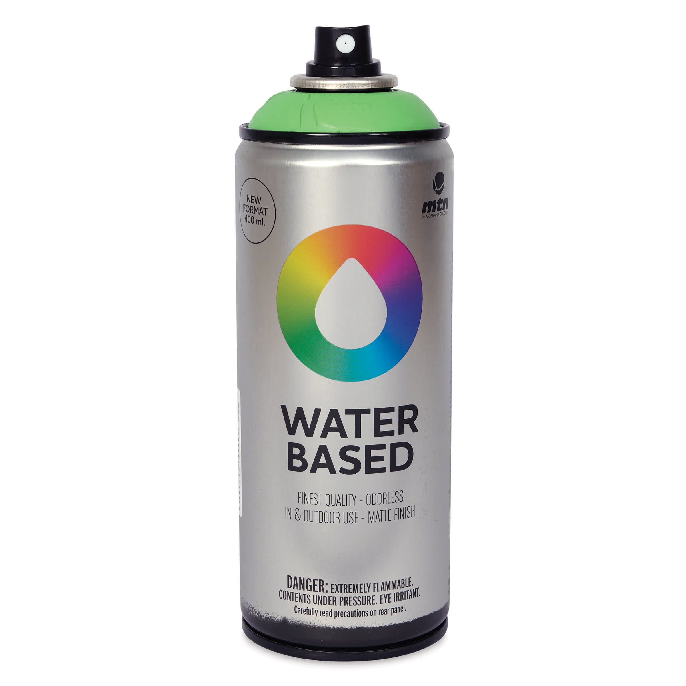 MTN Water Based Spray Paint - Vera Green, 400 ml Can
