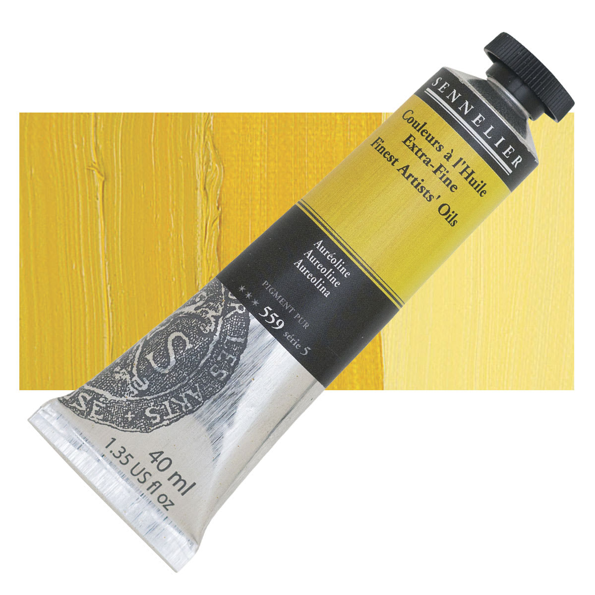 Sennelier Artists' Extra Fine Oil Paint - Aureoline, 40 ml tube