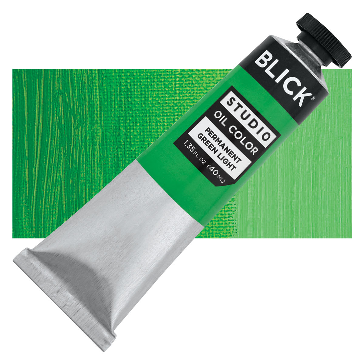 Blick Oil Colors - Permanent Light Green, 40 ml tube