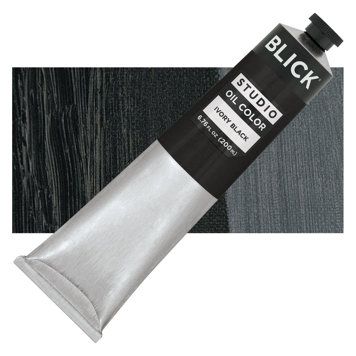 Blick Studio Oil Colors - Ivory Black, 200 ml tube