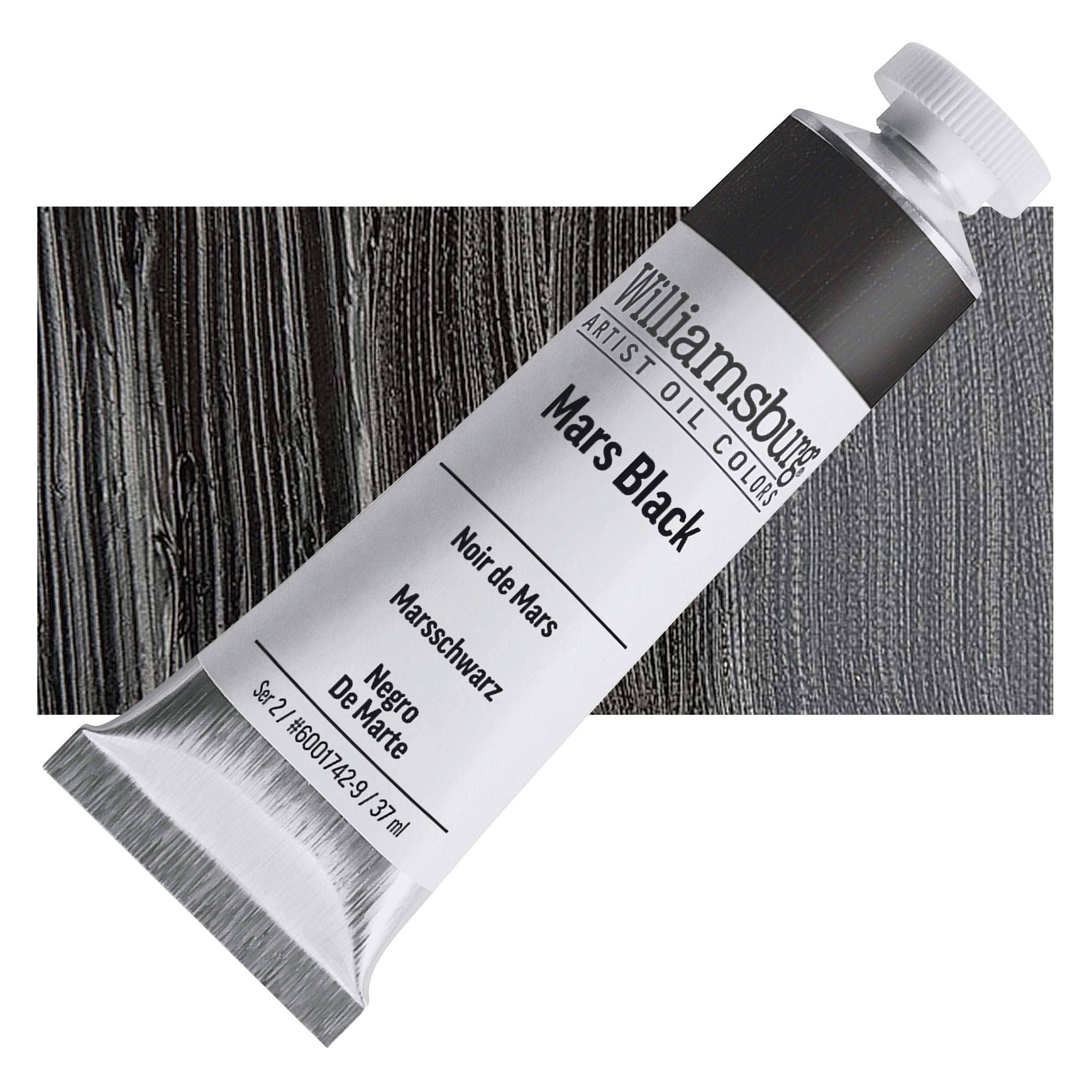 Williamsburg Handmade Oil Paints - Mars Black, 37 ml tube