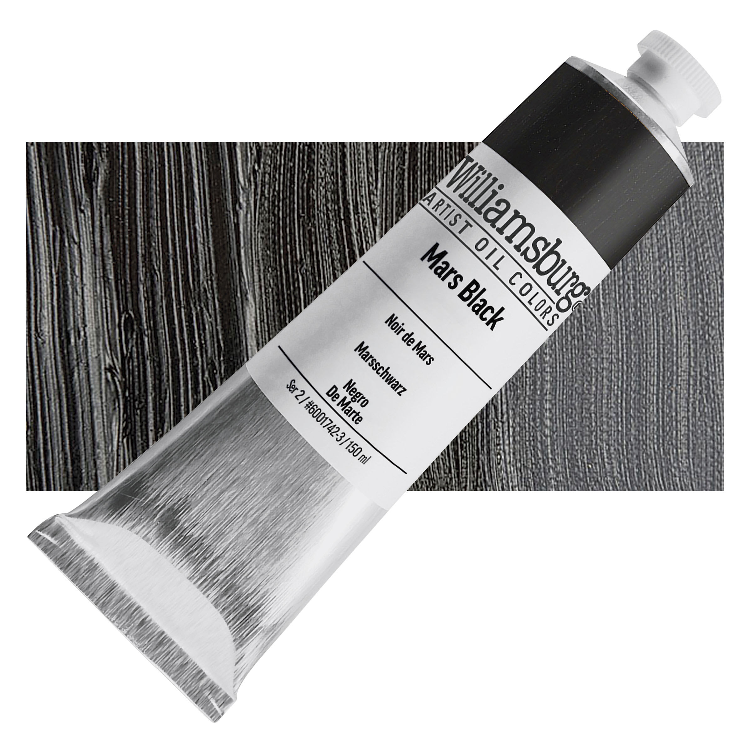 Williamsburg Handmade Oil Paint - Mars Black, 150 ml tube
