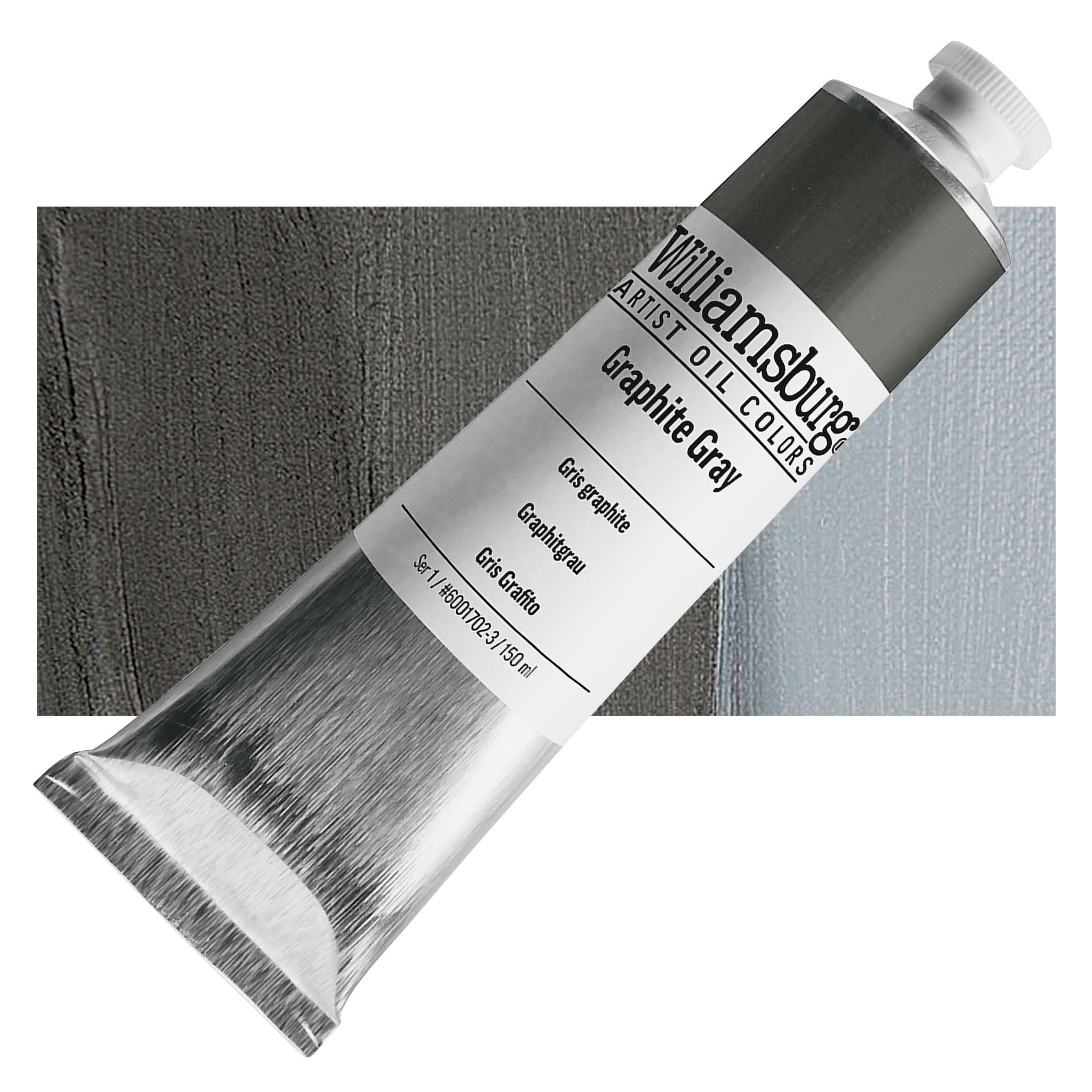 Williamsburg Handmade Oil Paint - Graphite Gray, 150 ml tube