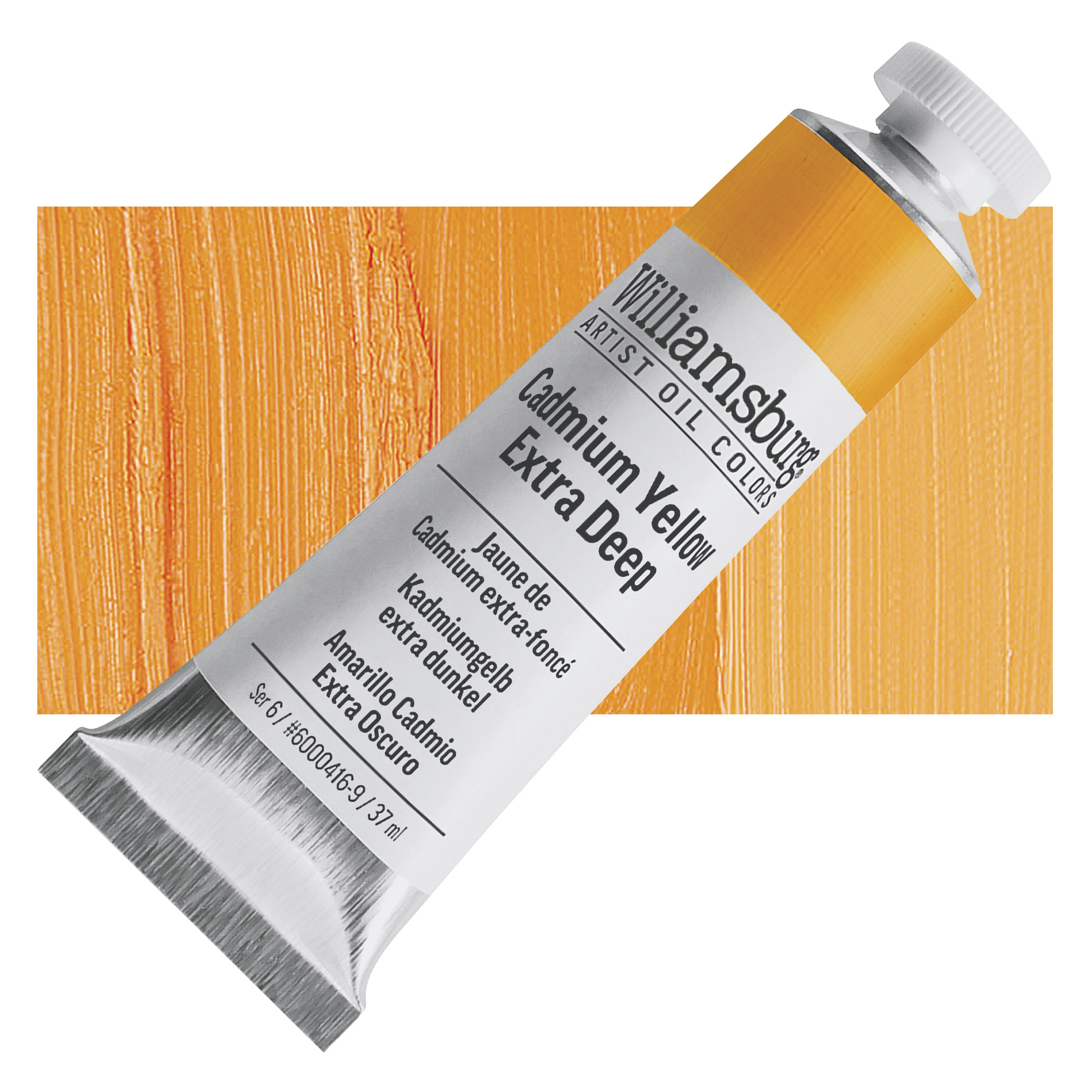 Williamsburg Handmade Oil Paint - Cadmium Yellow Extra Deep, 37 ml tube
