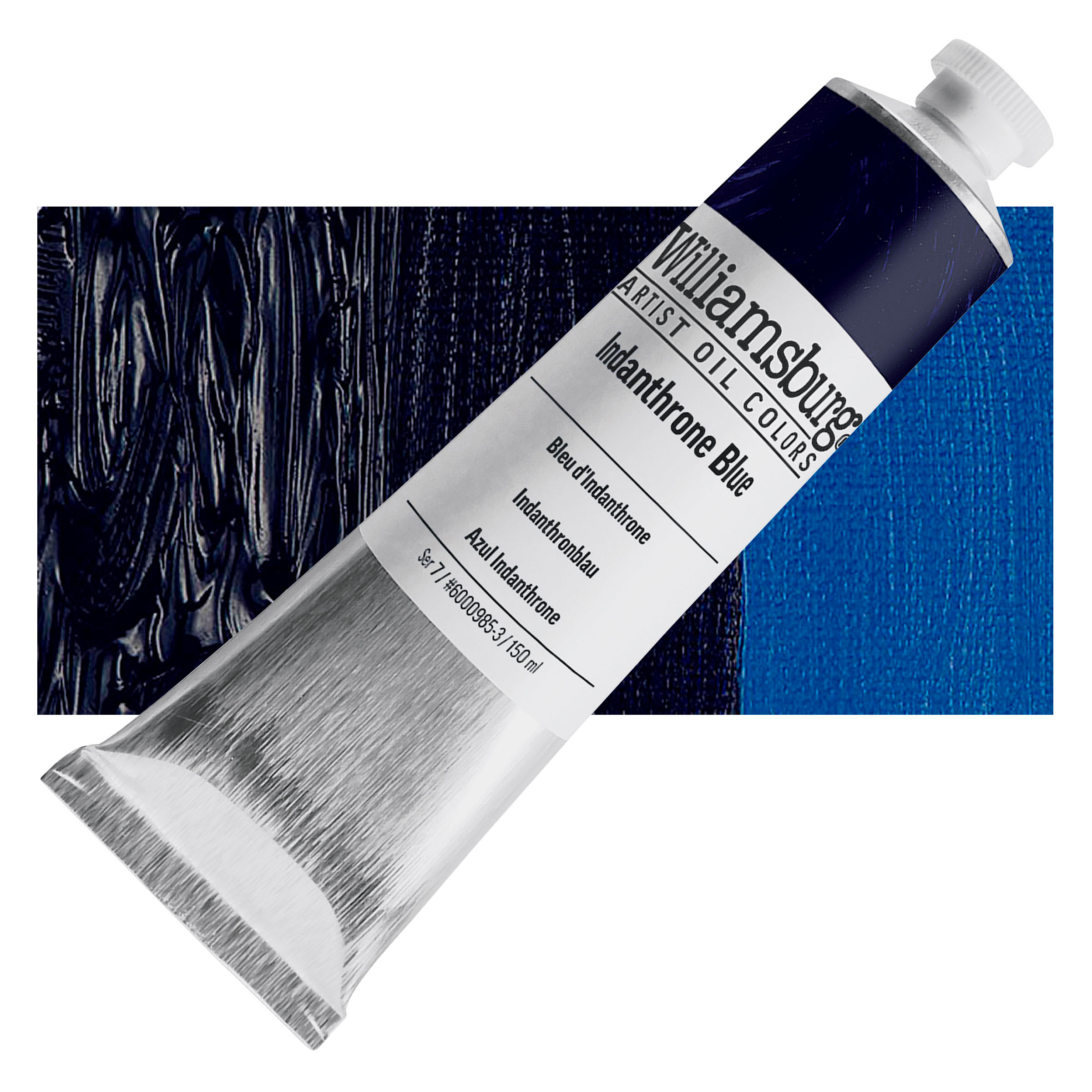 Williamsburg Handmade Oil Paints - Indanthrone Blue, 150 ml tube