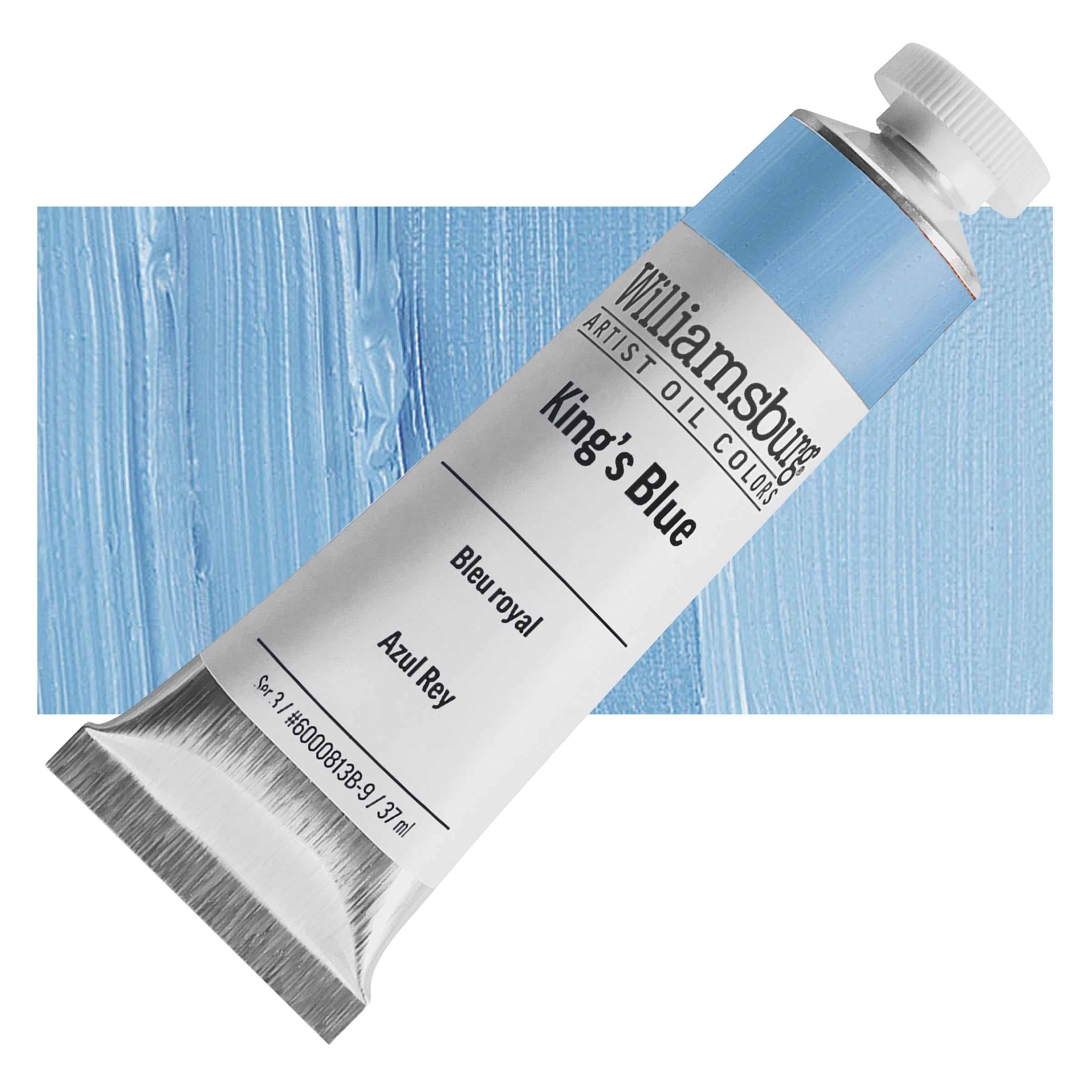 Williamsburg Handmade Oil Paints - Kings Blue, 37 ml tube