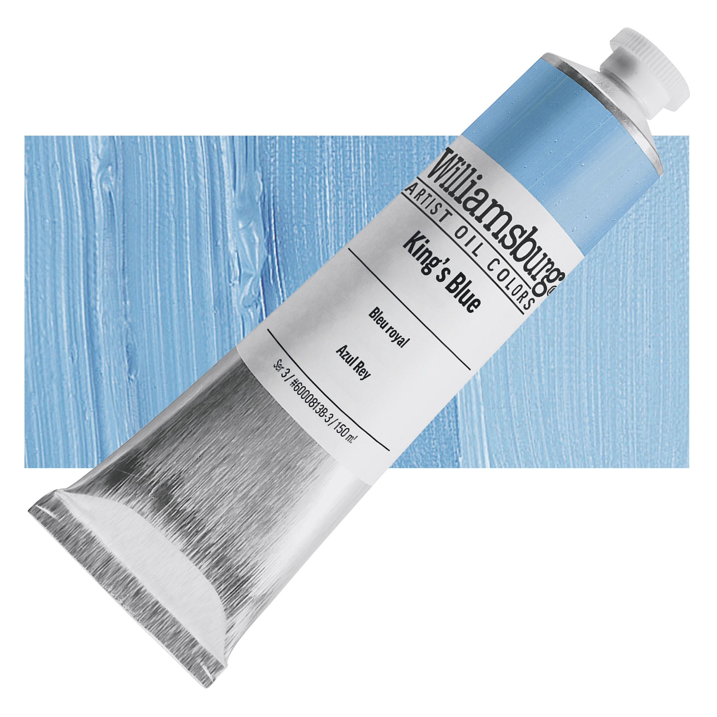 Williamsburg Handmade Oil Paint - King's Blue, 150 ml tube