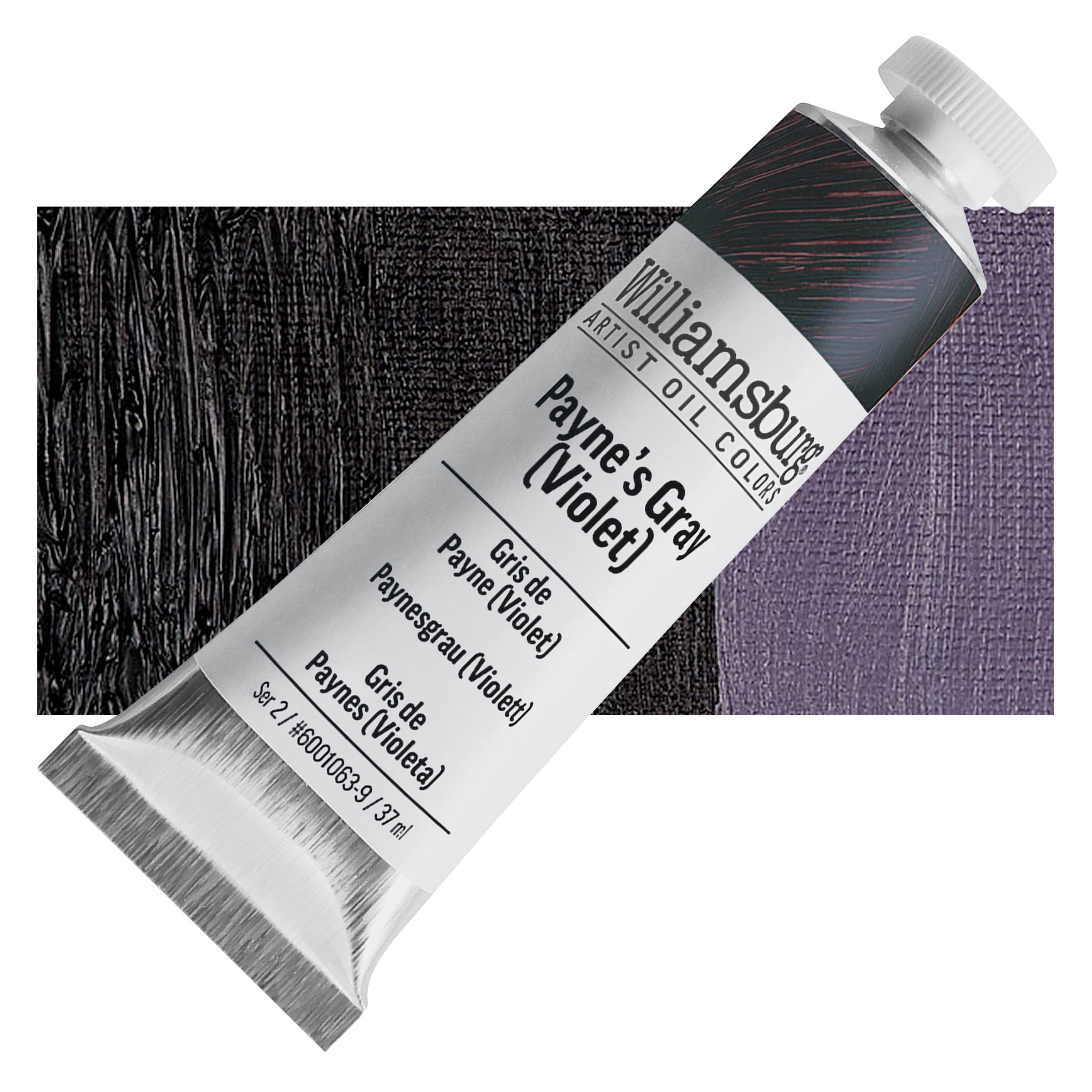Williamsburg Handmade Oil Paint - Payne's Gray Violet, 37 ml tube