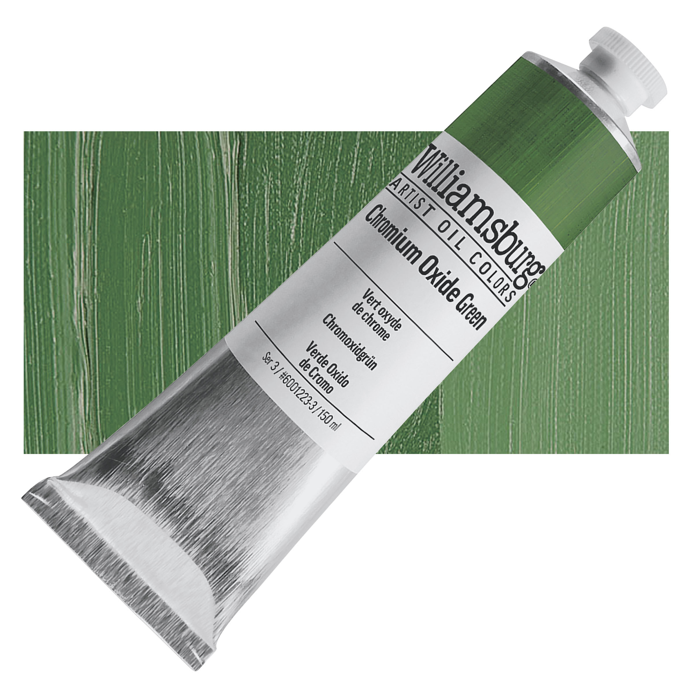 Williamsburg Handmade Oil Paint - Chromium Oxide, 150 ml tube