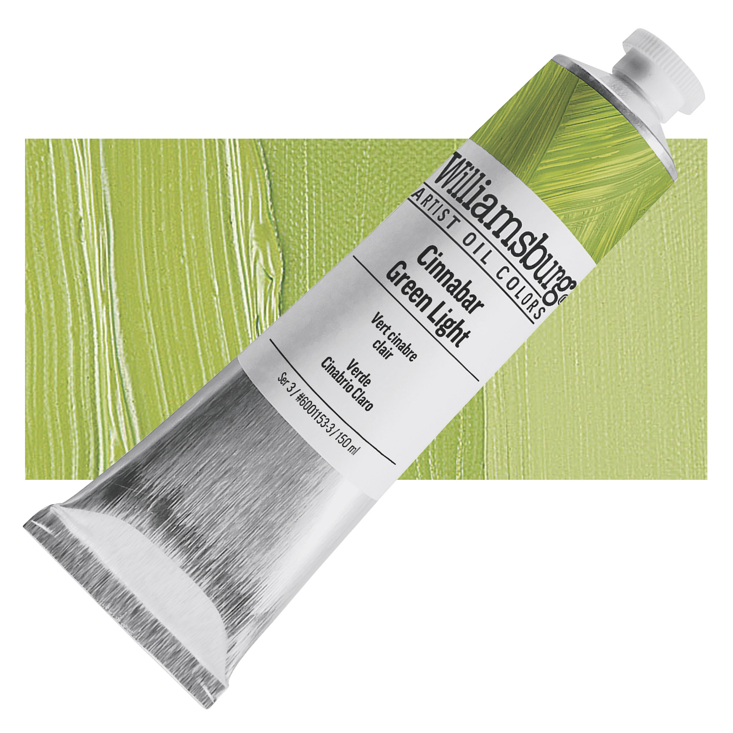 Williamsburg Handmade Oil Paint - Cinnabar Green Light, 150 ml tube