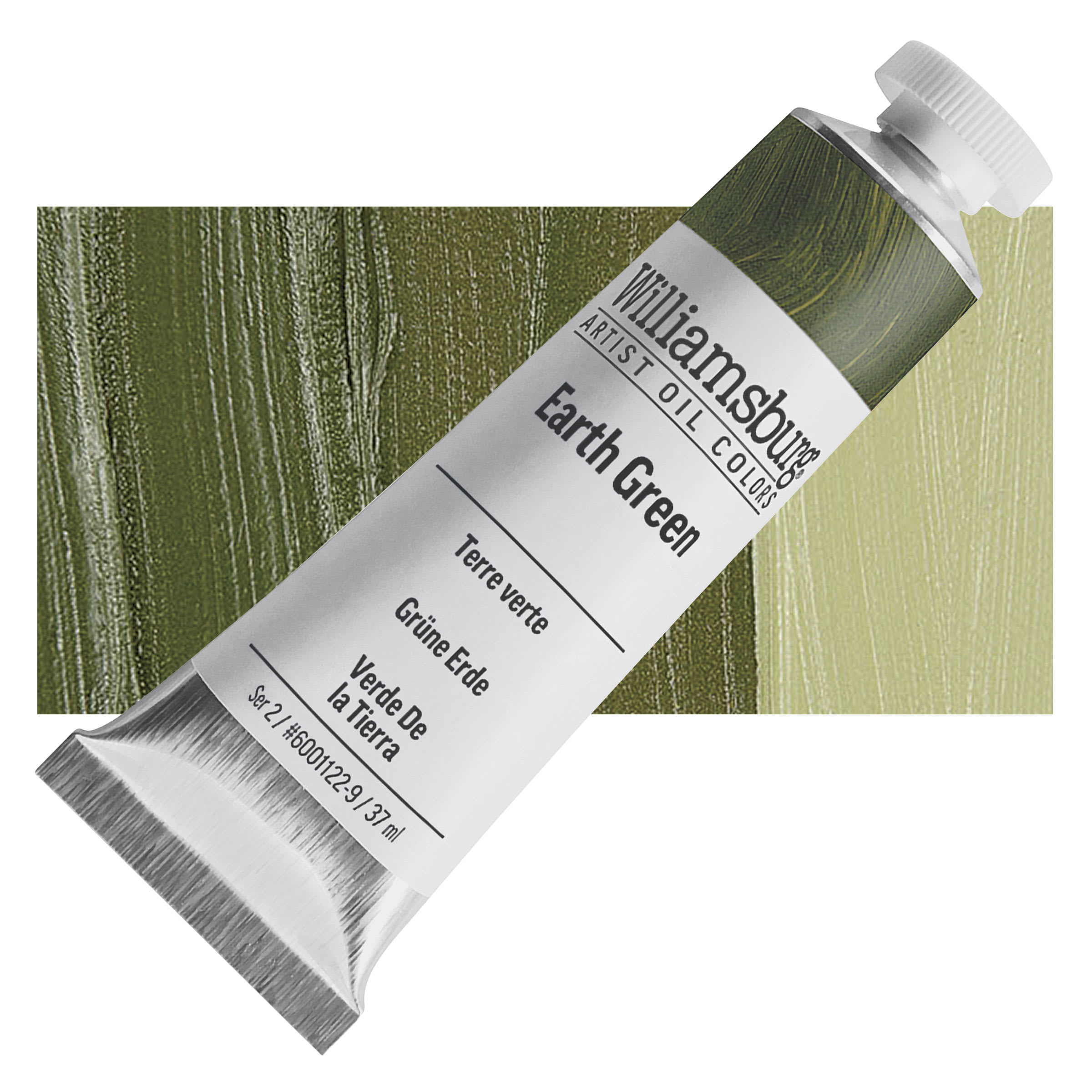 Williamsburg Handmade Oil Paint - Earth Green, 37 ml tube