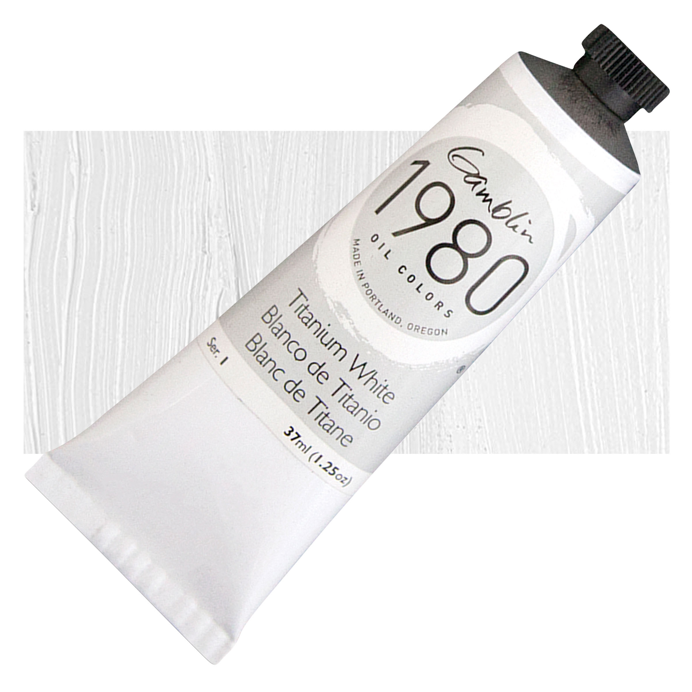 Gamblin 1980 Oils - Titanium White, 37 ml tube