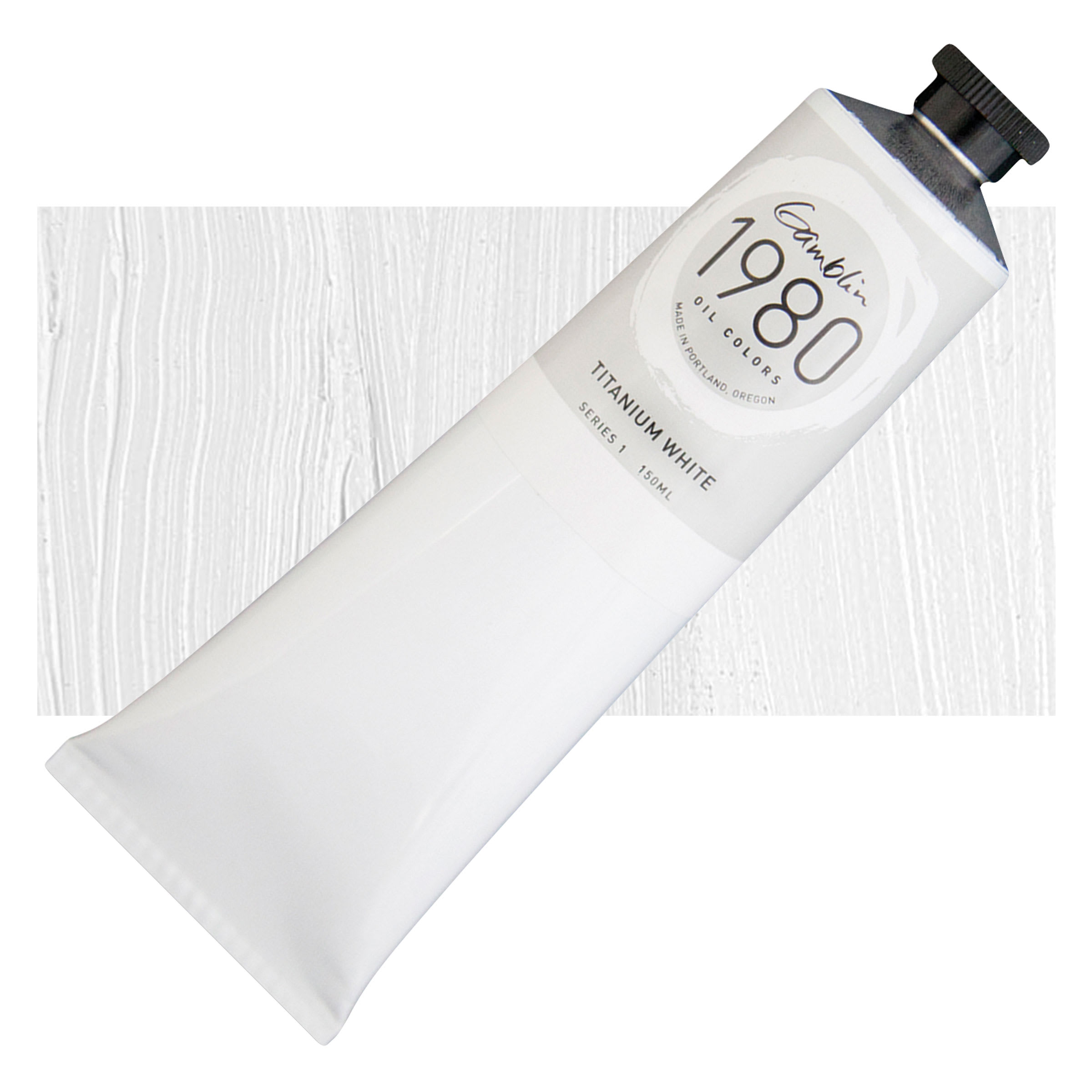 Gamblin 1980 Oil Color, 150 ml Paint in Titanium White | 150 fl oz