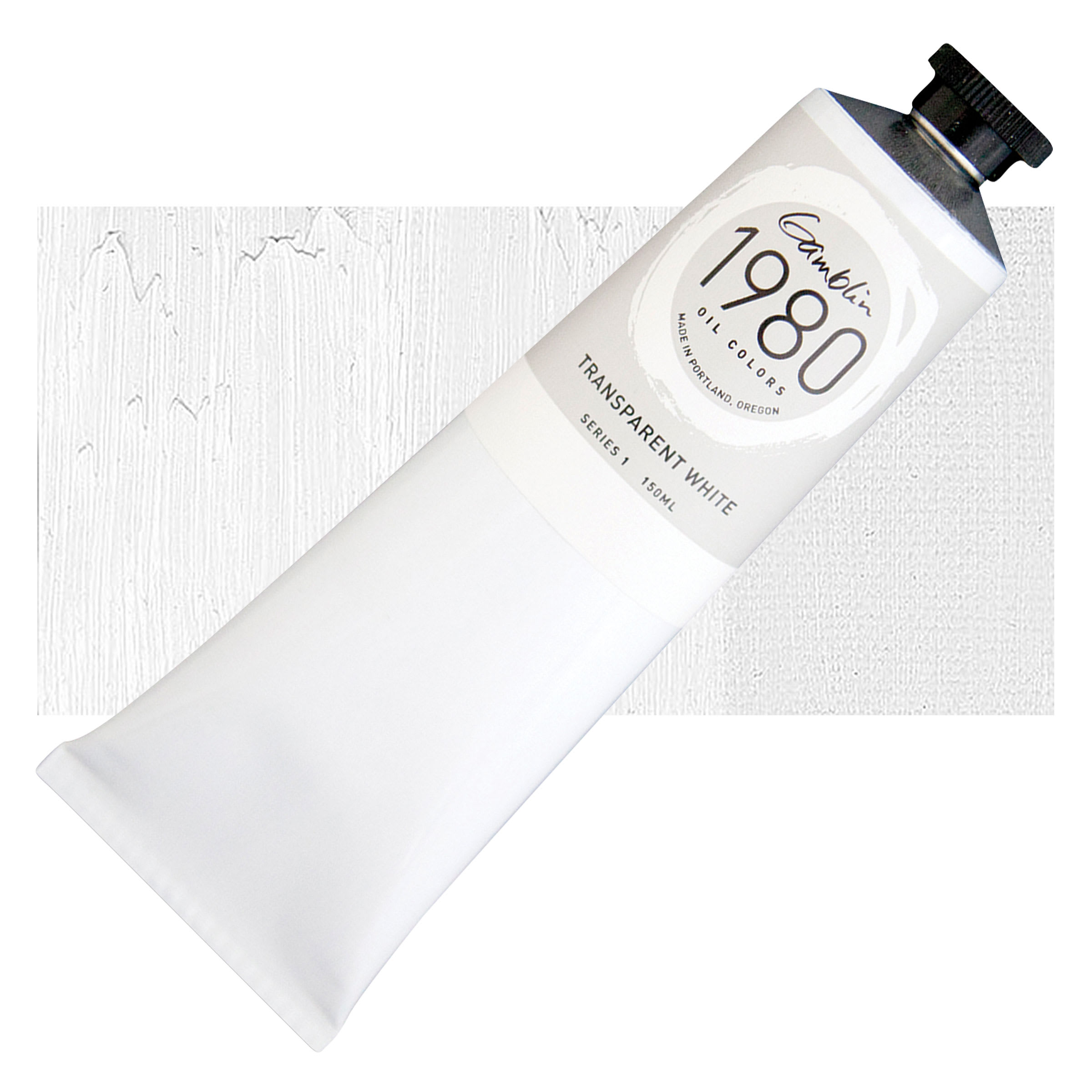 Gamblin 1980 Oils - Transparent White, 150 ml tube