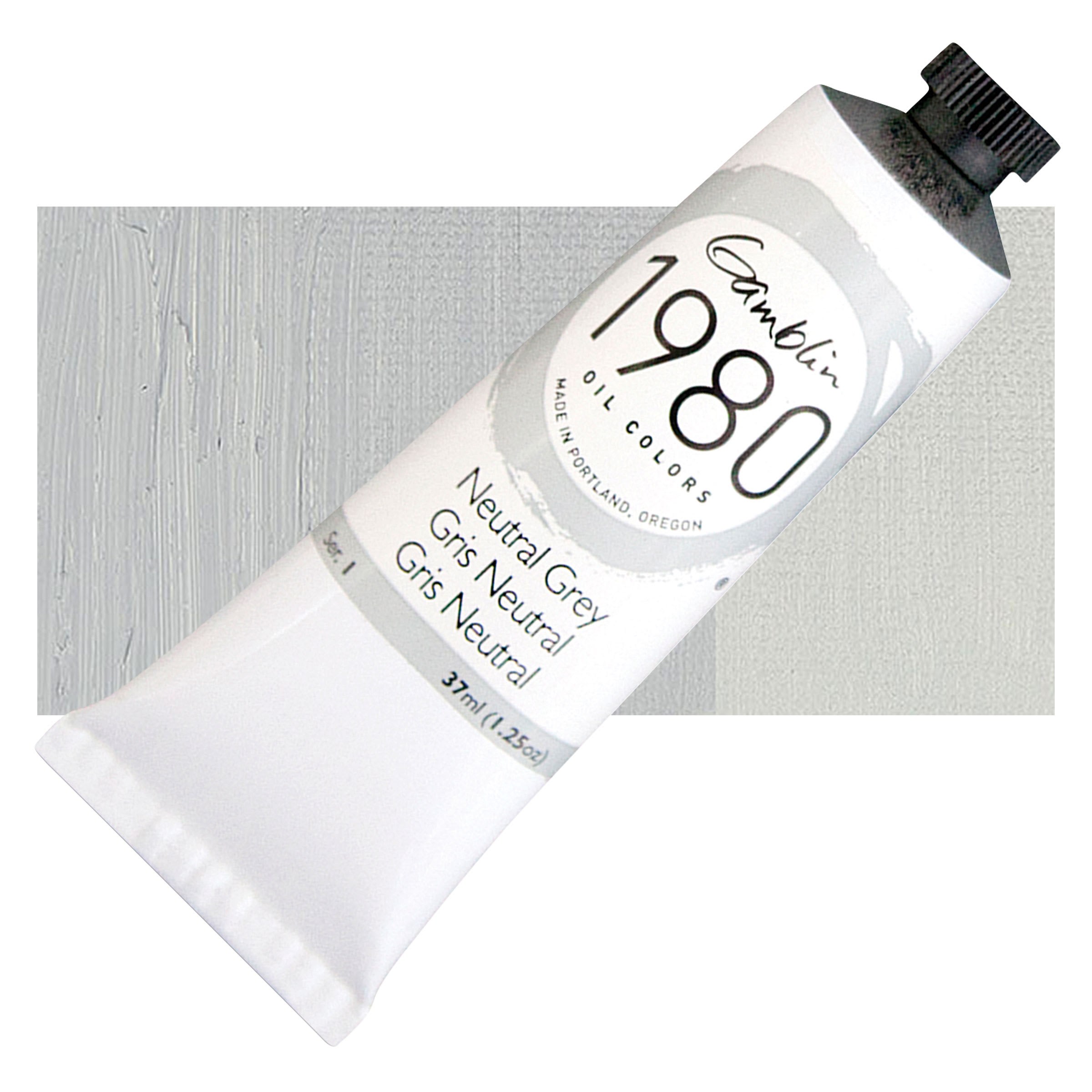 Gamblin 1980 Oils - Neutral Gray, 37 ml tube