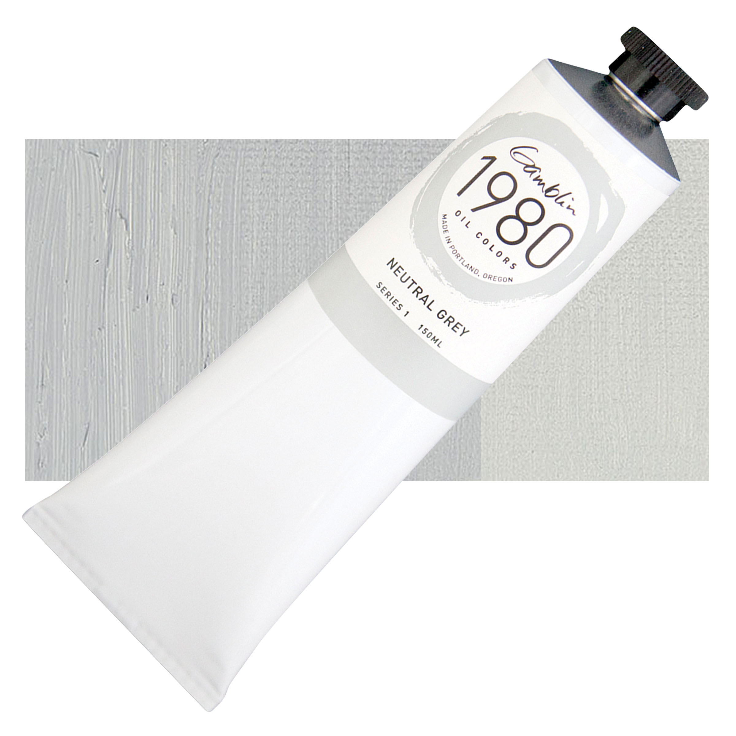 Gamblin 1980 Oils - Neutral Gray, 150 ml tube