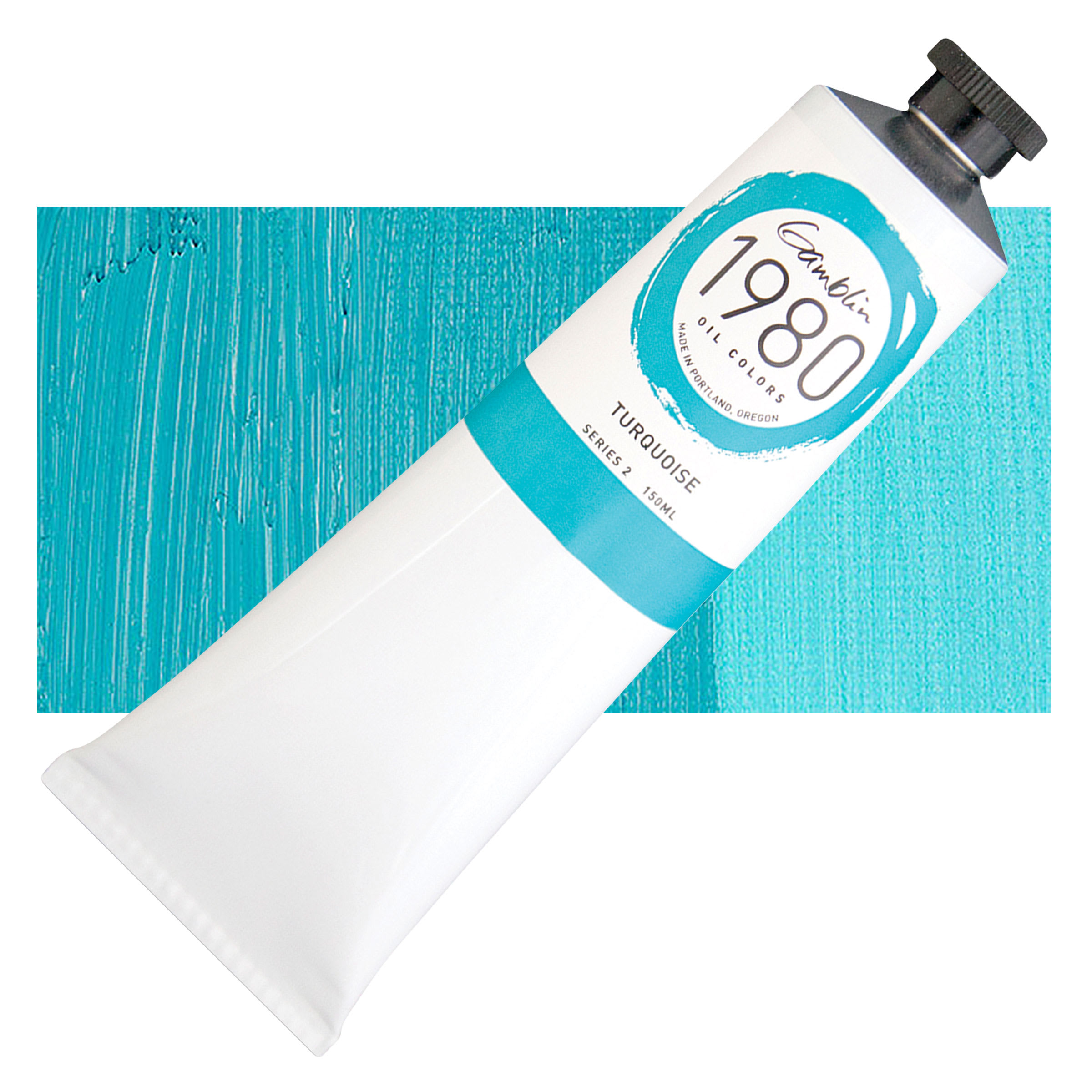 Gamblin 1980 Oils - Turquoise, 150 ml tube