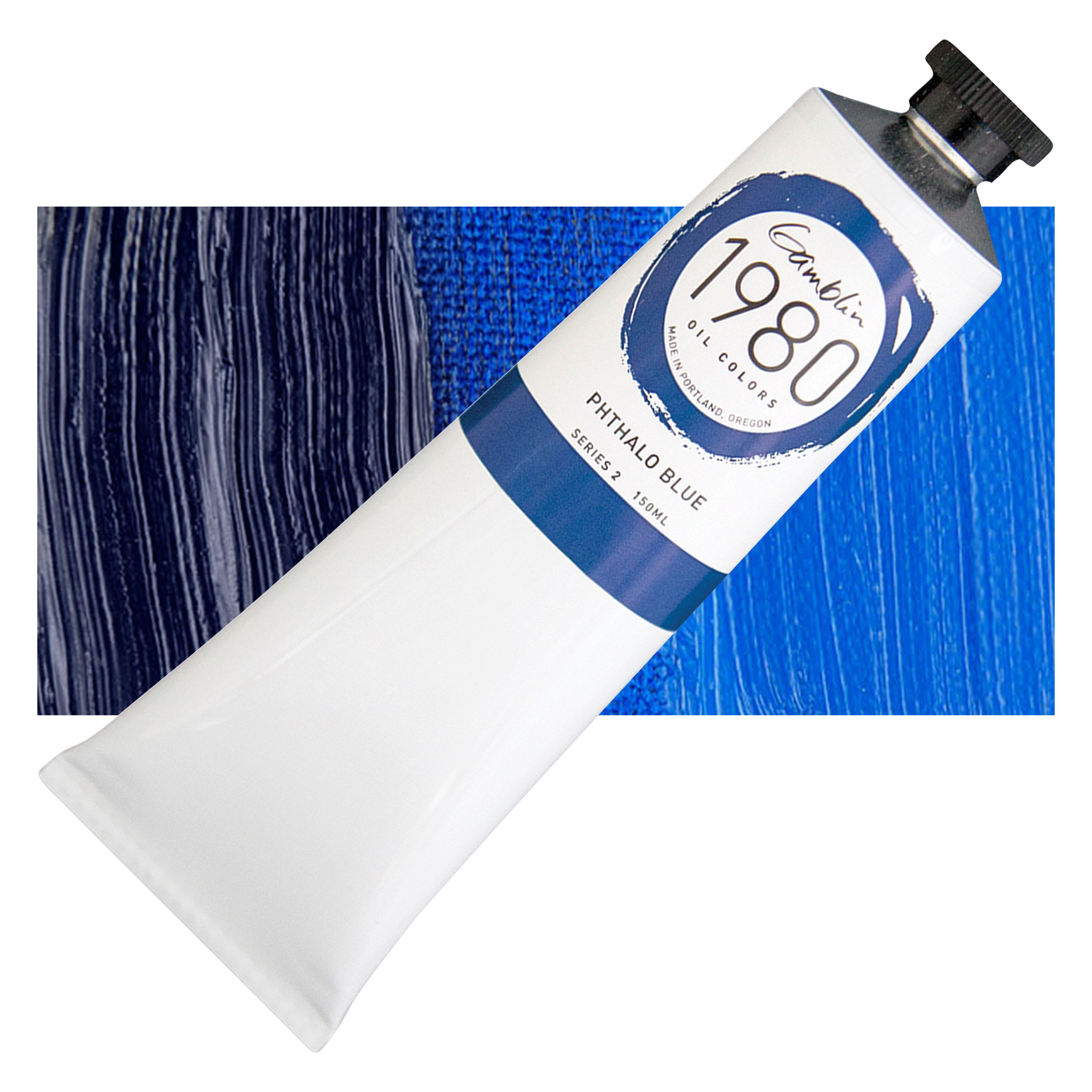 Gamblin 1980 Oils - Phthalo Blue, 150 ml tube