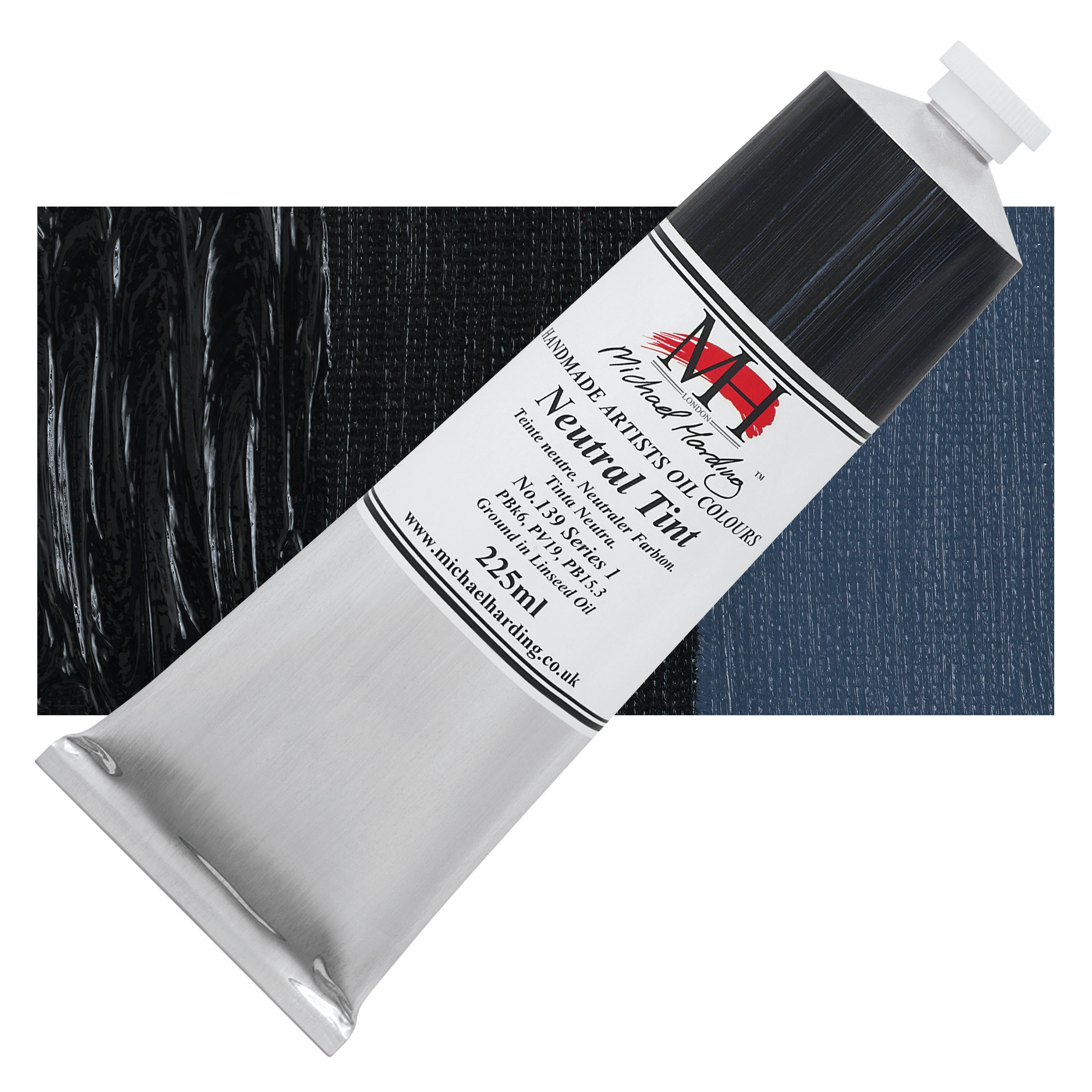 Michael Harding Artists Oil Color - Neutral Tint, 225 ml tube