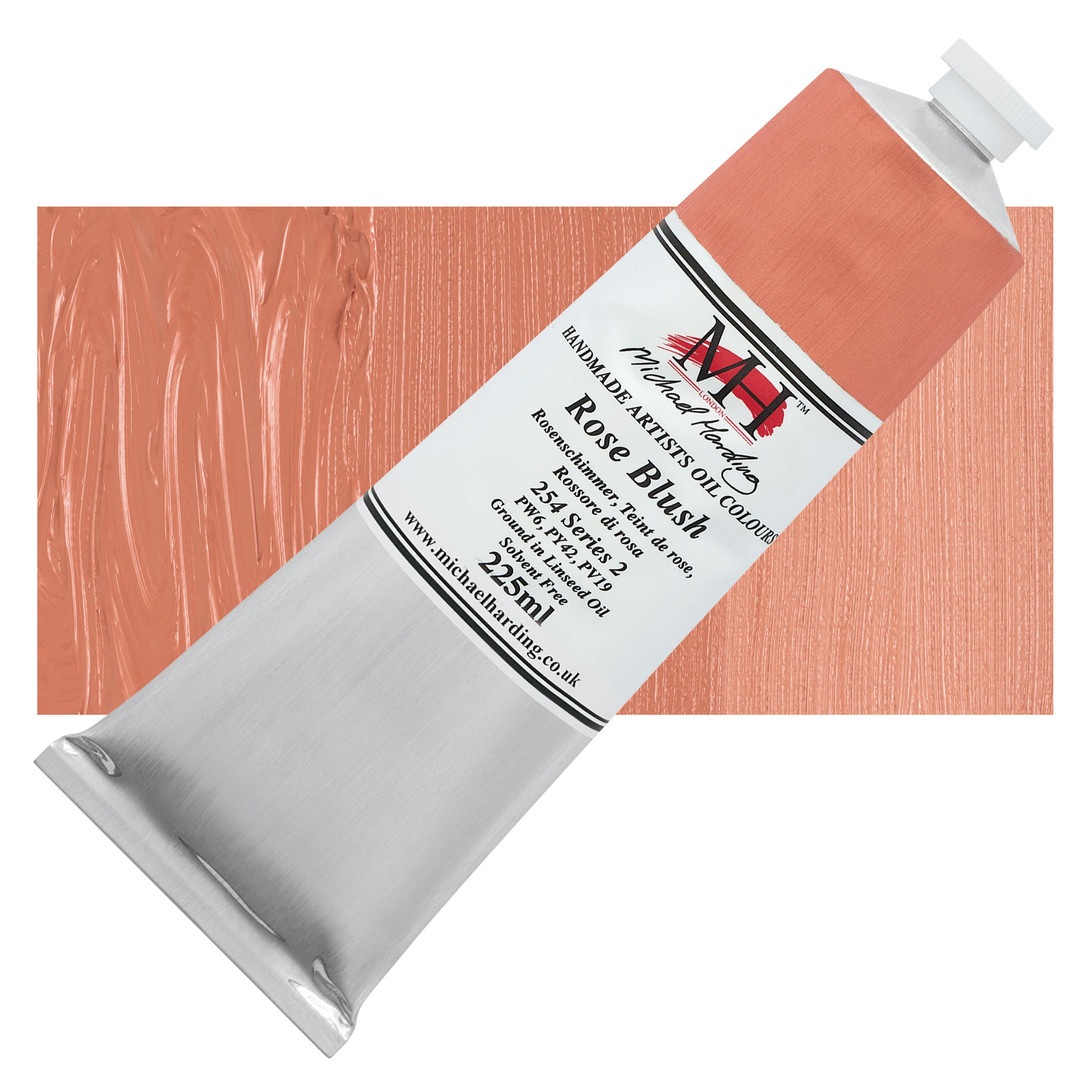 Michael Harding Artists Oil Color - Rose Blush, 225 ml tube