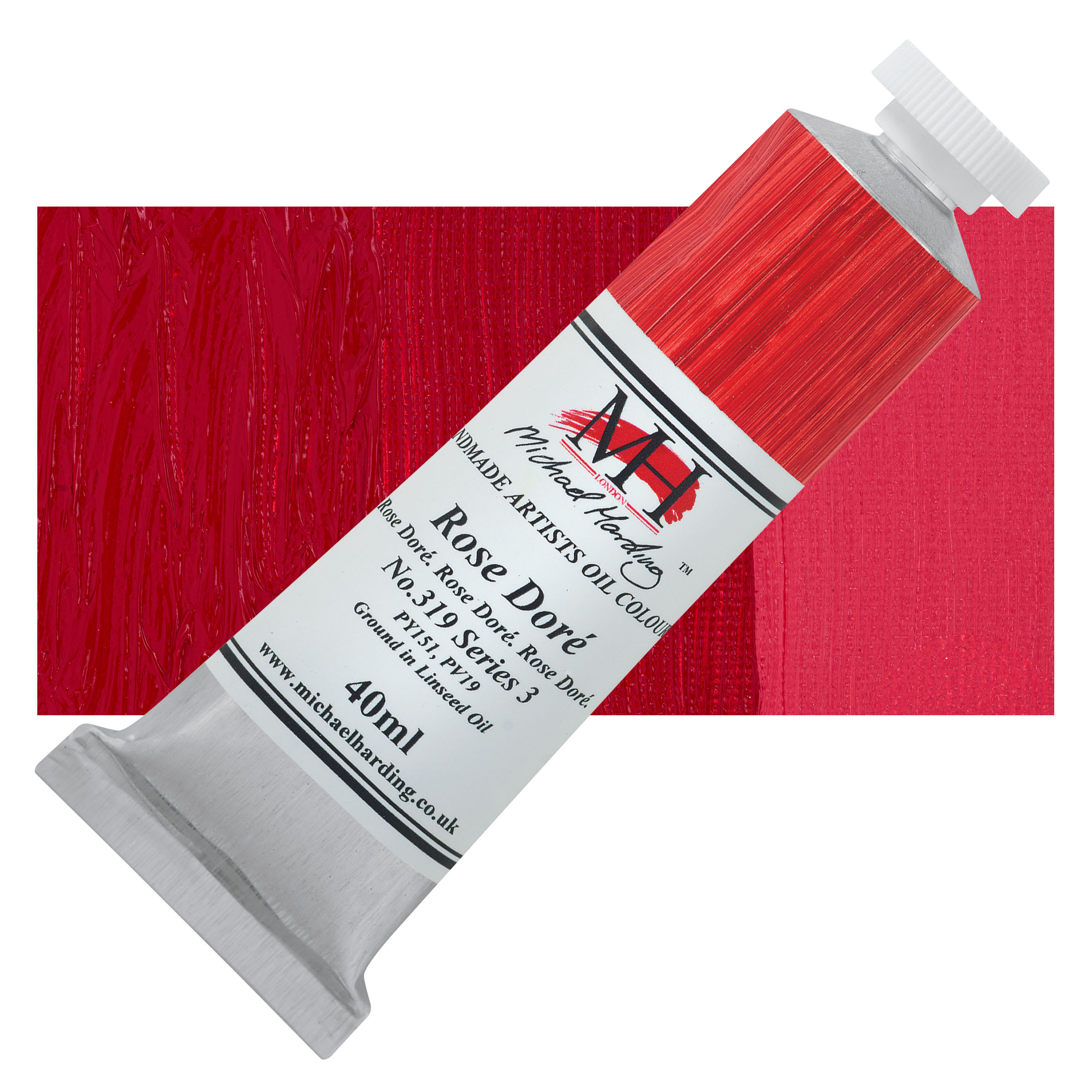 Michael Harding Artists Oil Color - Rose Dore, 40 ml tube