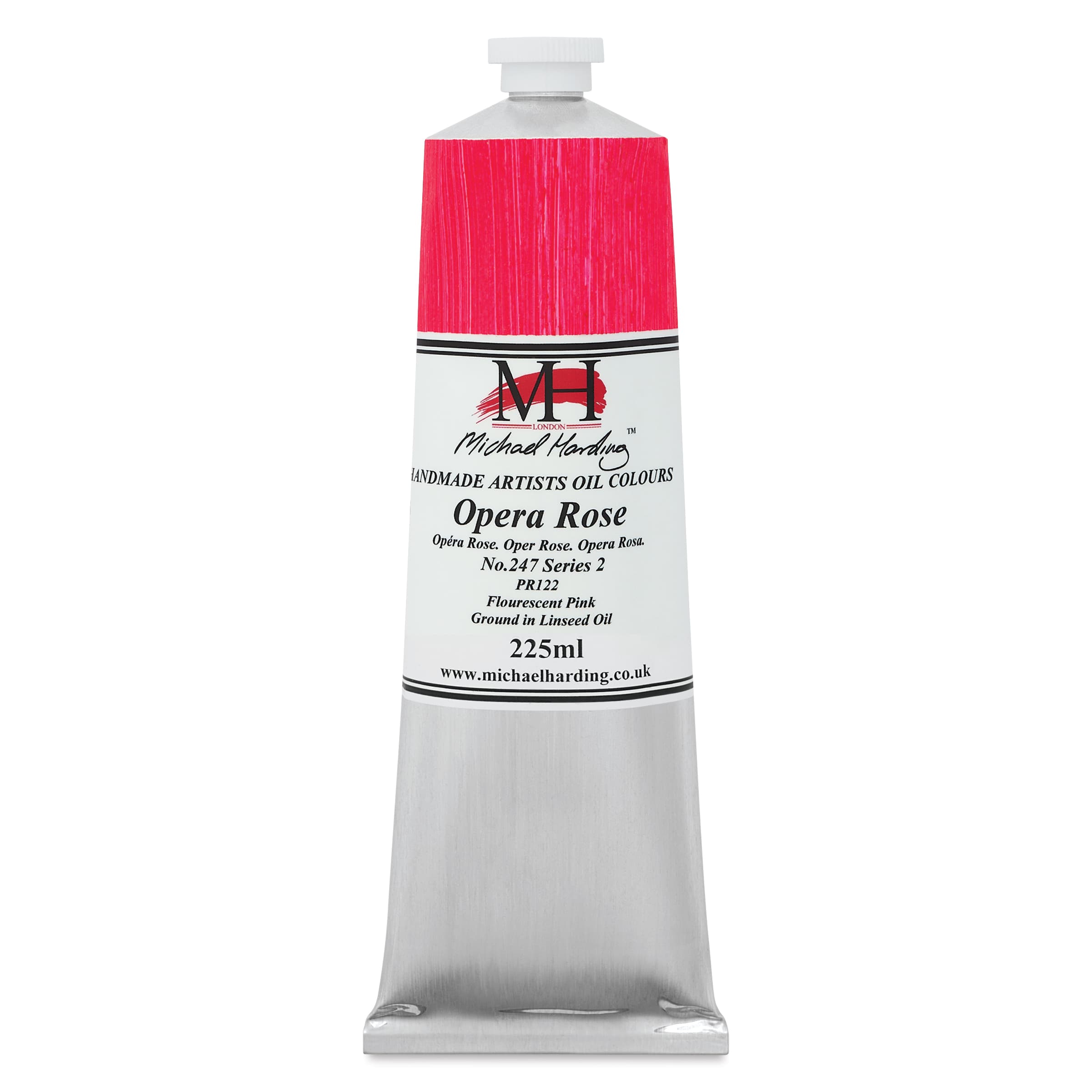 Michael Harding Artists Oil Color - Opera Rose, 225 ml tube