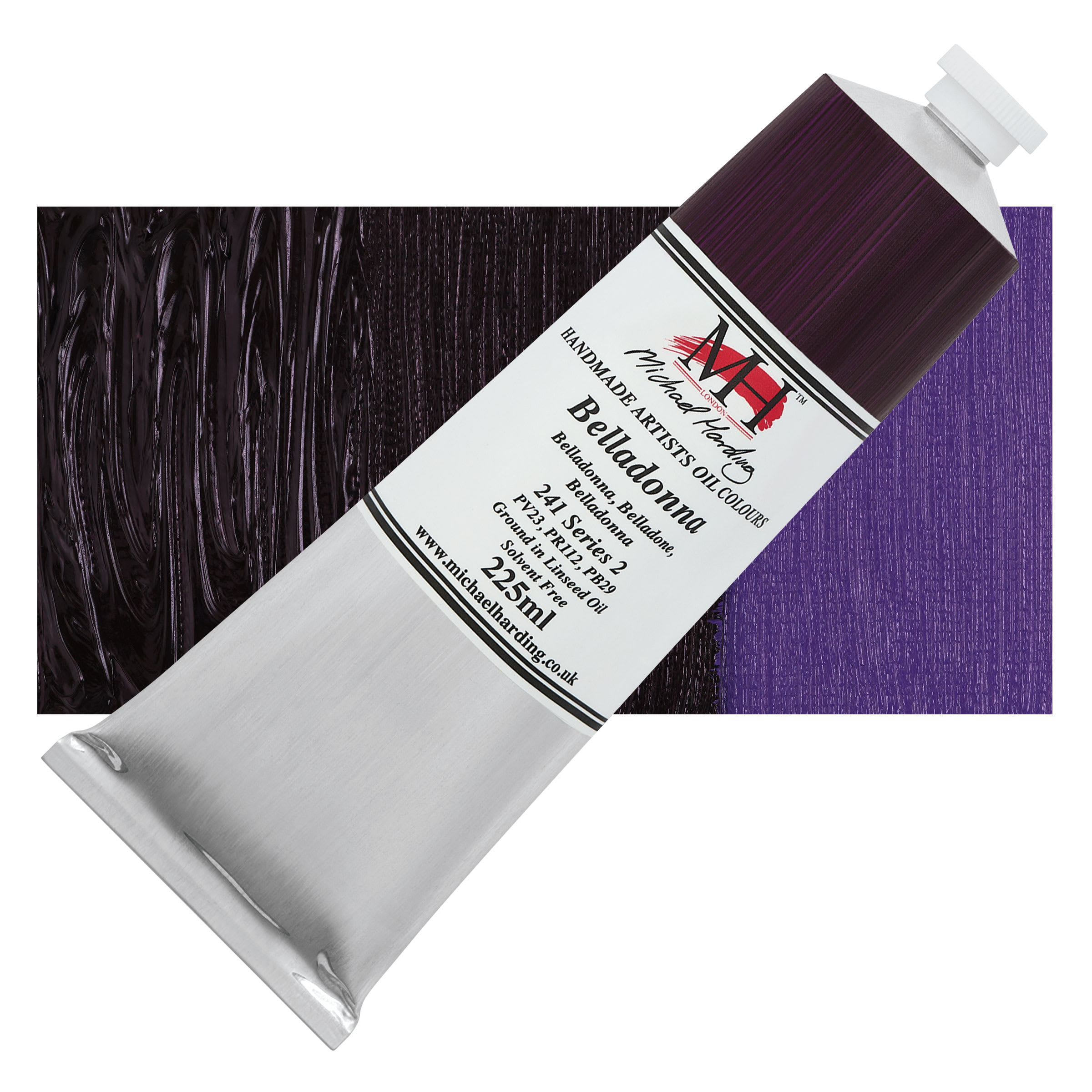 Michael Harding Artists Oil Color - Belladonna, 225 ml tube