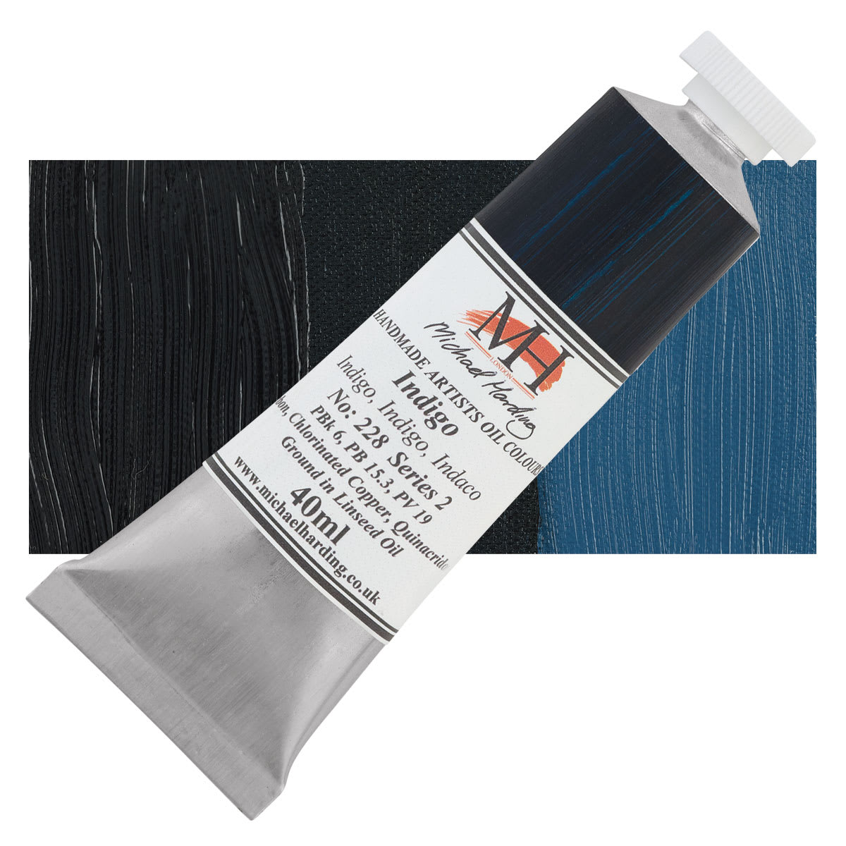 Michael Harding Artists Oil Color  Indigo, 40 ml tube
